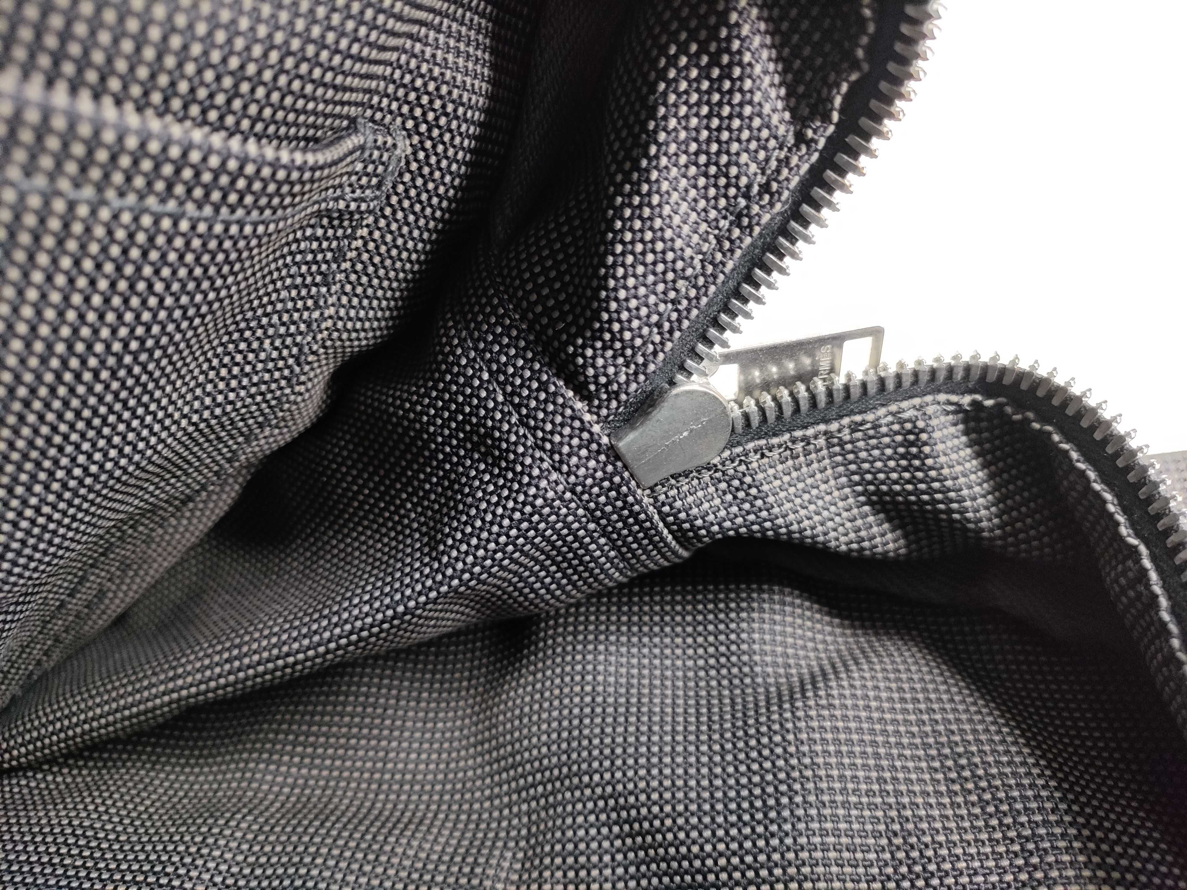 Herline bag, Hermes Herline Ad, gray, with padlock/no key, backpack. — view 12