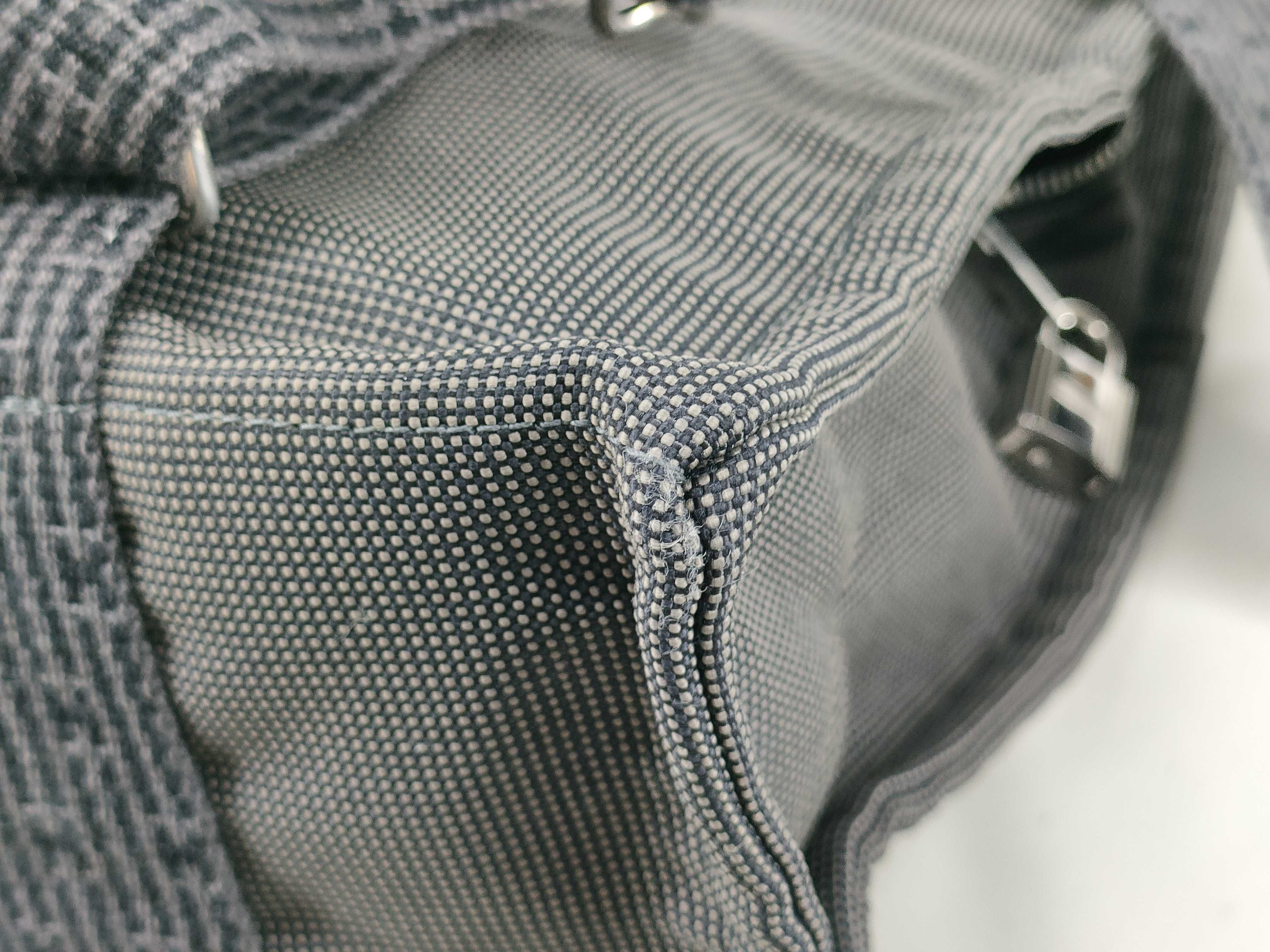 Herline bag, Hermes Herline Ad, gray, with padlock/no key, backpack. — view 4