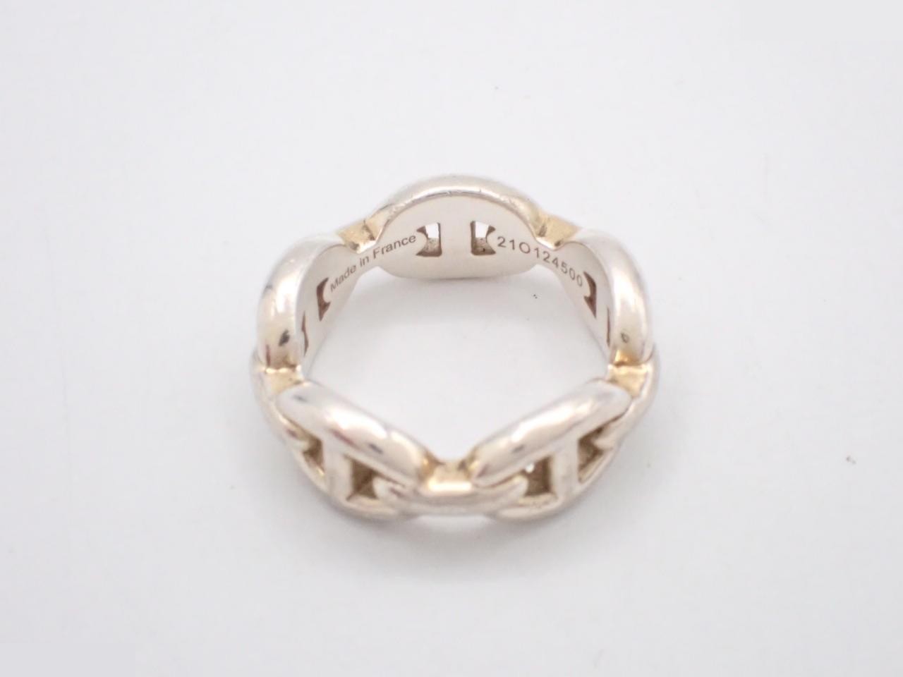 Chaine d'Ancre Enchainée Ring, Ag925/5.2g, Stamped 49 — view 2