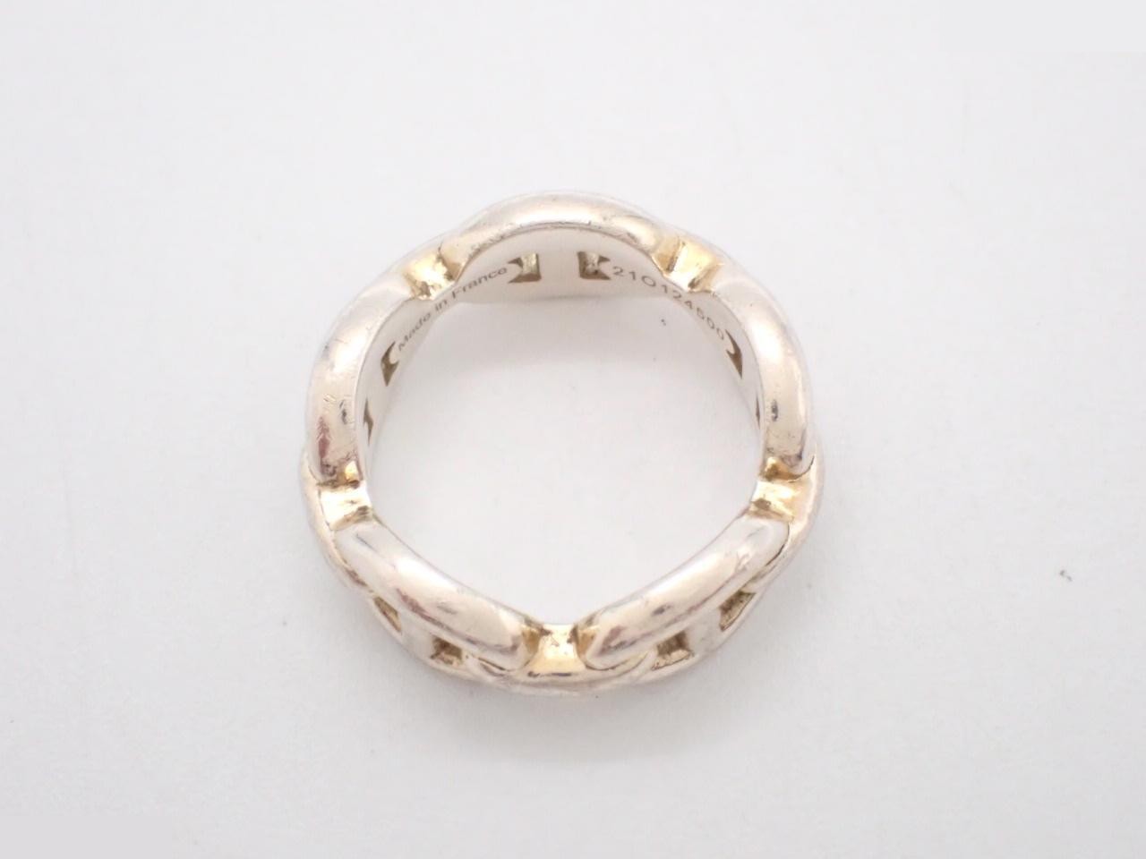 Chaine d'Ancre Enchainée Ring, Ag925/5.2g, Stamped 49 — view 3
