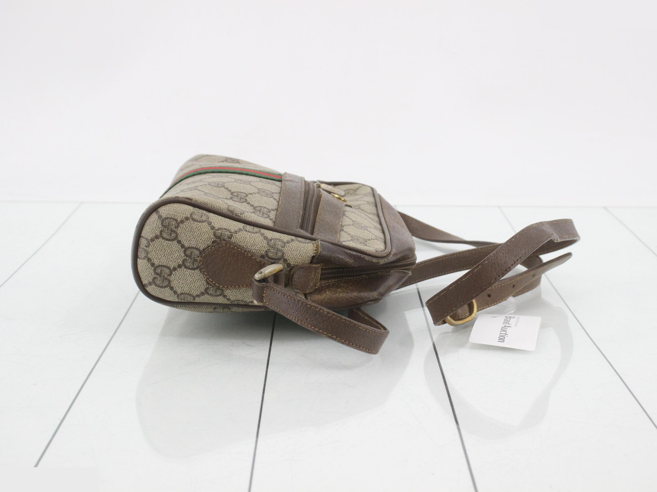 Old Gucci GG pattern hardware shoulder bag, Sherry line — view 3