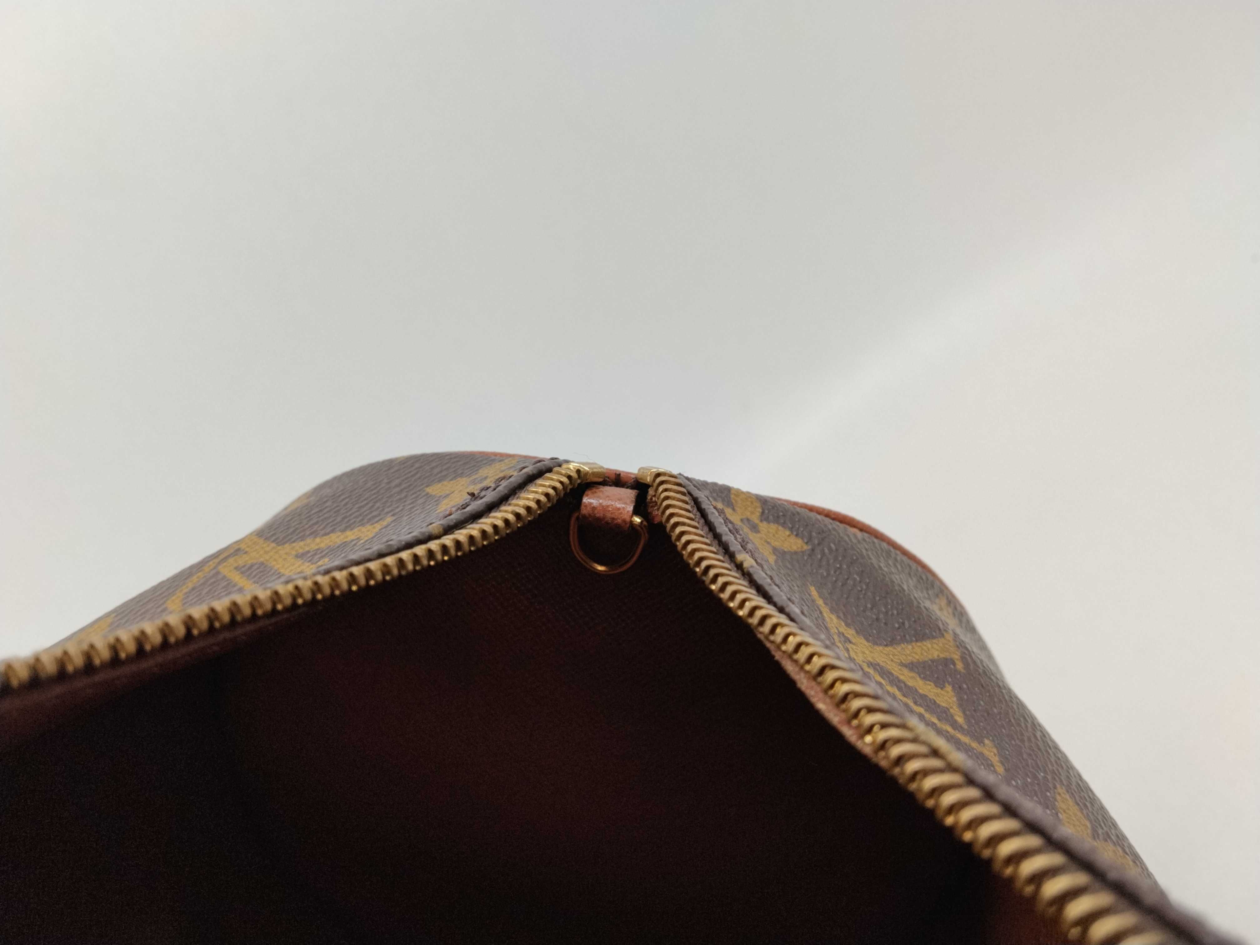 Monogram Old Papillon Handbag with Pouch — view 11