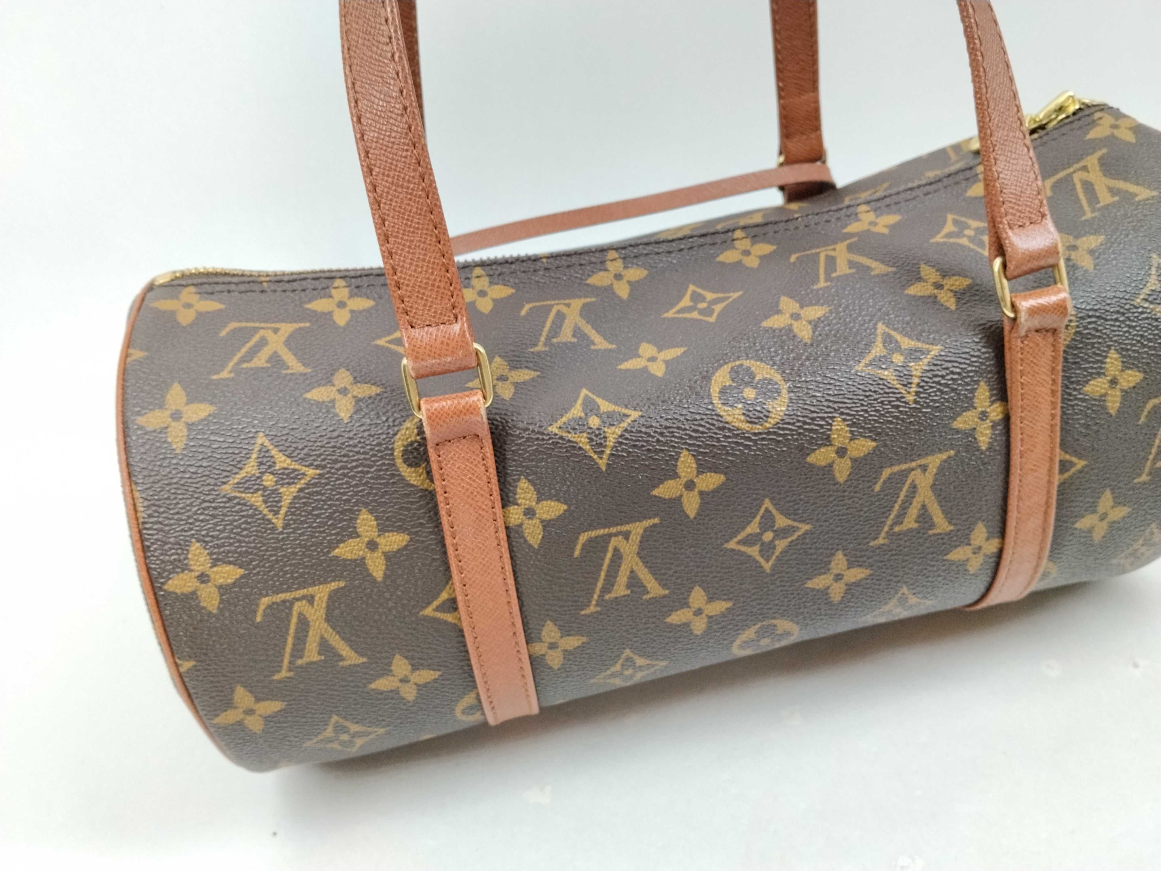 Monogram Old Papillon Handbag with Pouch — view 3