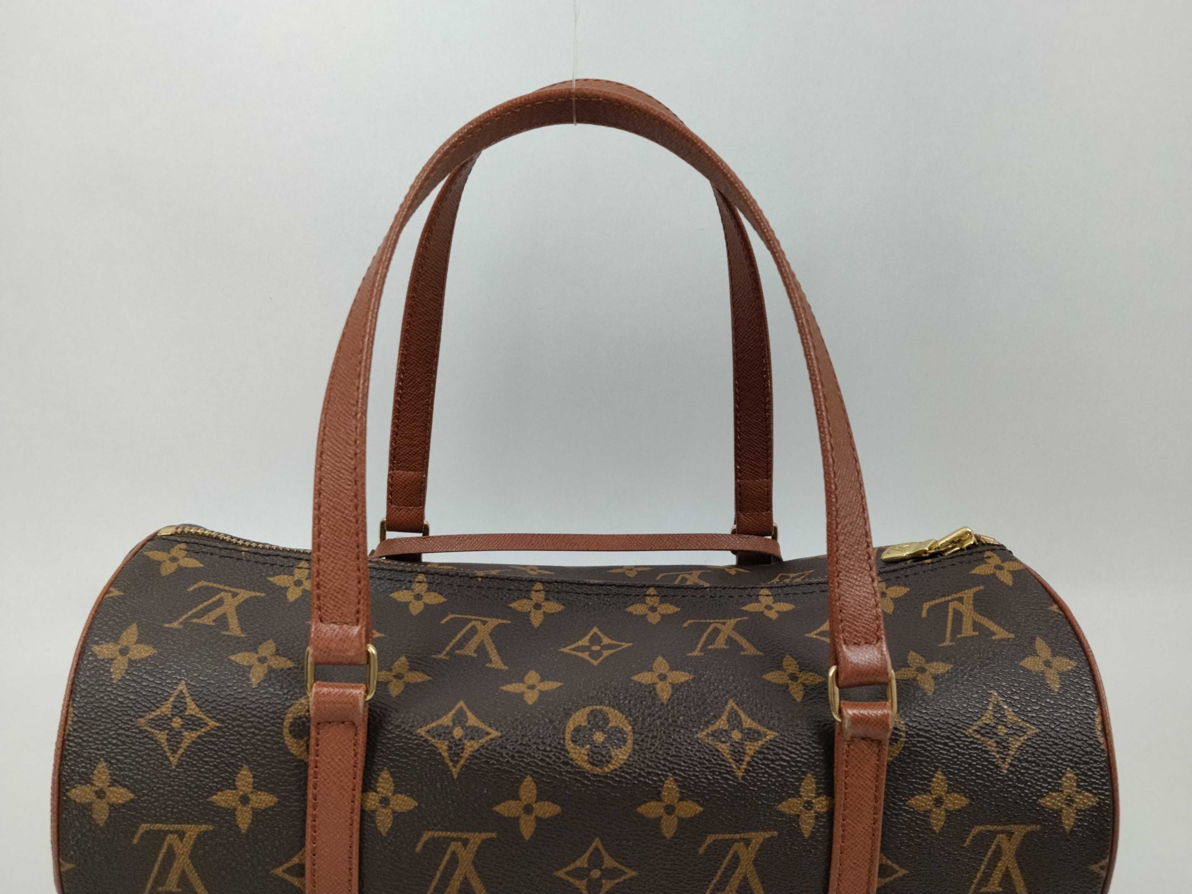 Monogram Old Papillon Handbag with Pouch — view 4