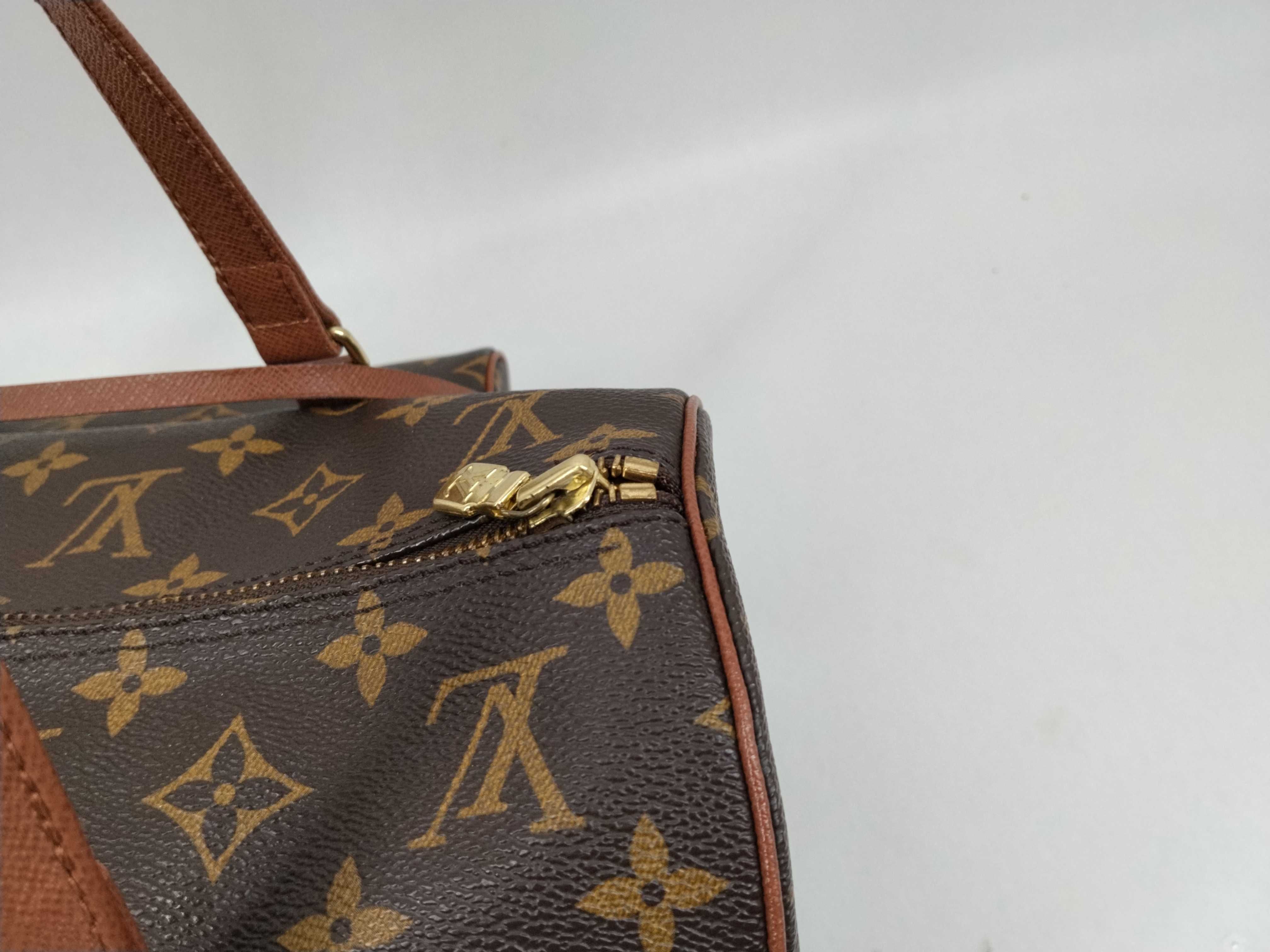 Monogram Old Papillon Handbag with Pouch — view 5