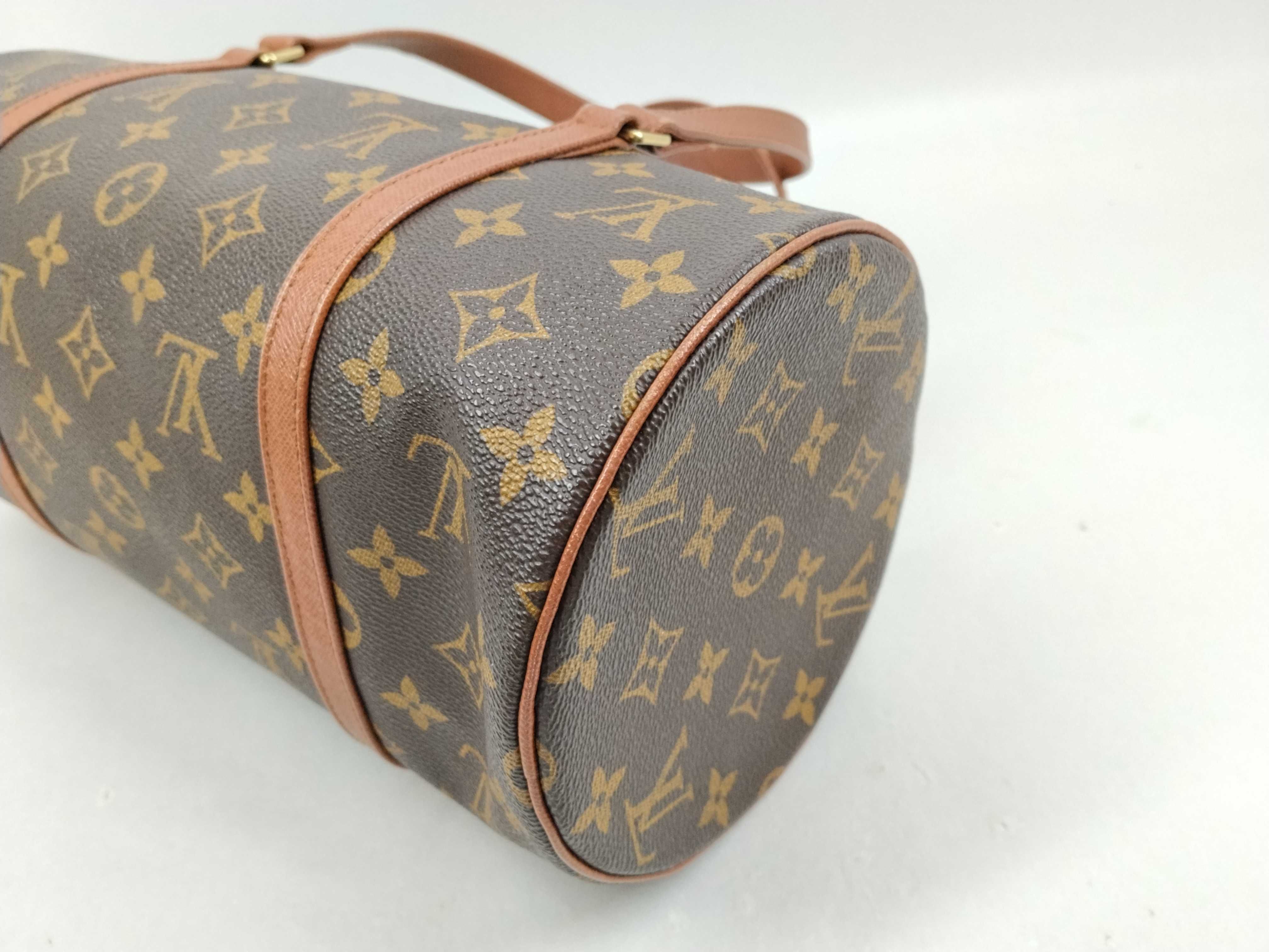 Monogram Old Papillon Handbag with Pouch — view 8