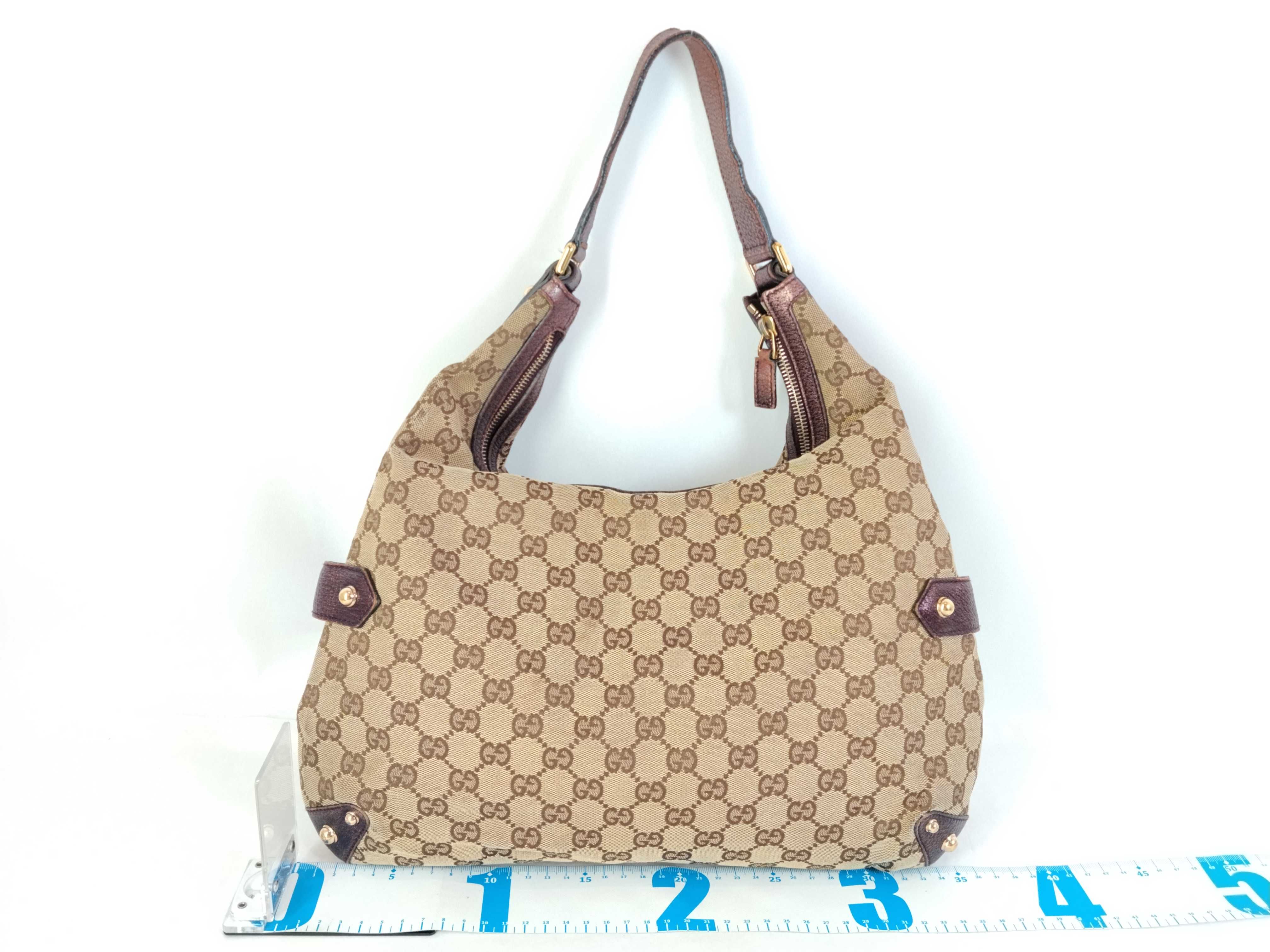 GG Canvas Gucci GG Canvas Horsebit One Shoulder Bag 131026 Shoulder Bag — view 2