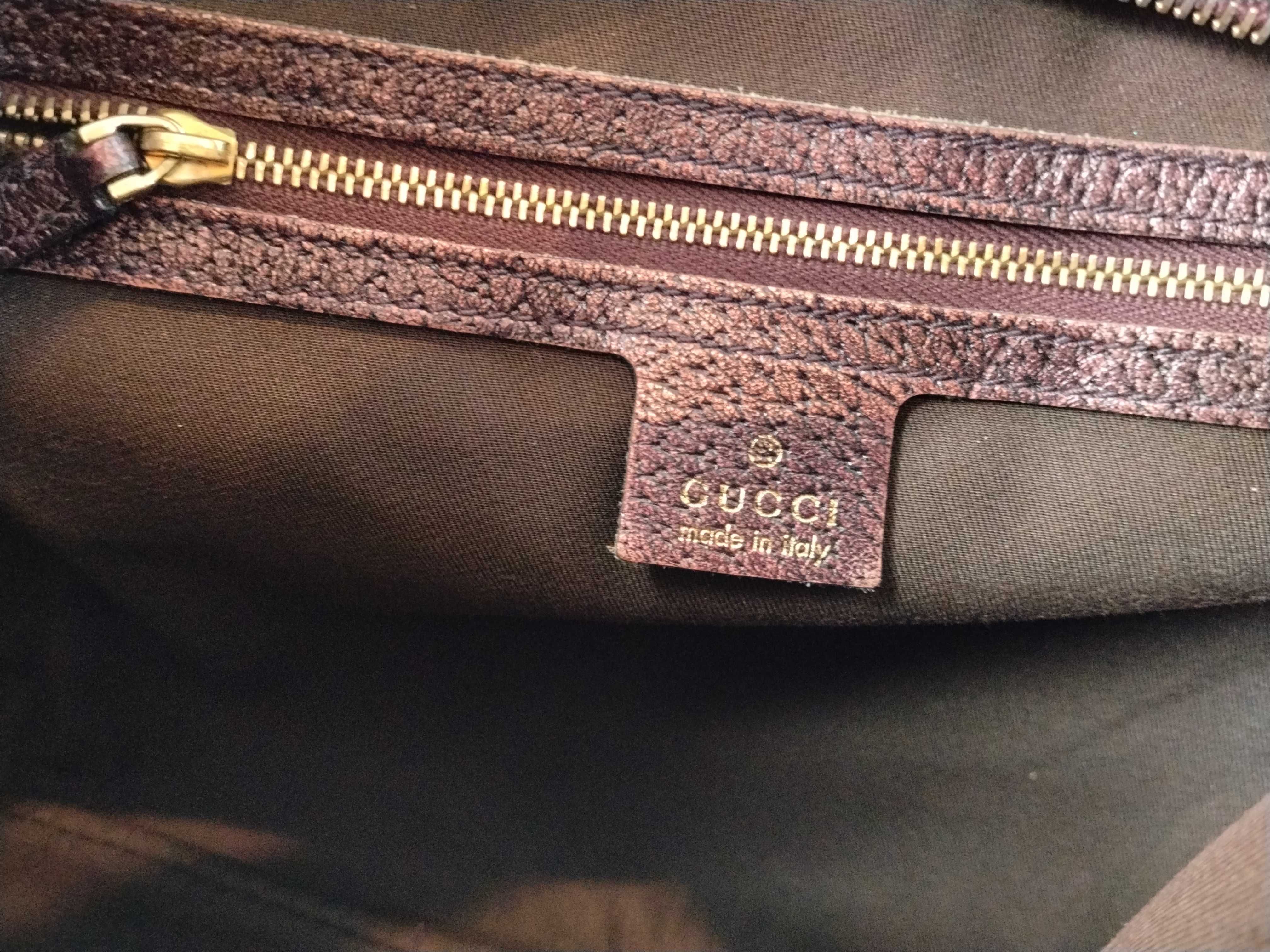 GG Canvas Gucci GG Canvas Horsebit One Shoulder Bag 131026 Shoulder Bag — view 12