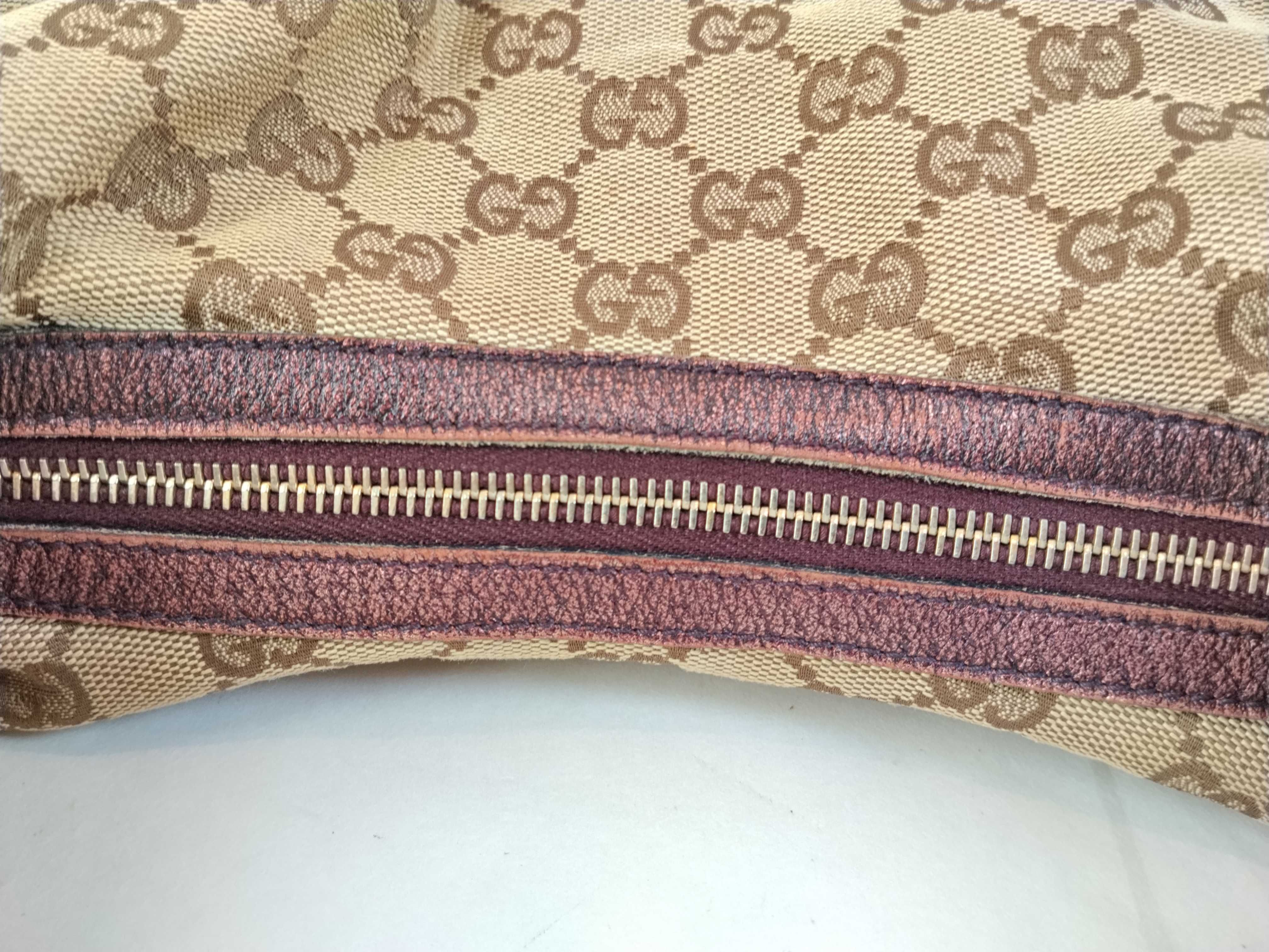 GG Canvas Gucci GG Canvas Horsebit One Shoulder Bag 131026 Shoulder Bag — view 9