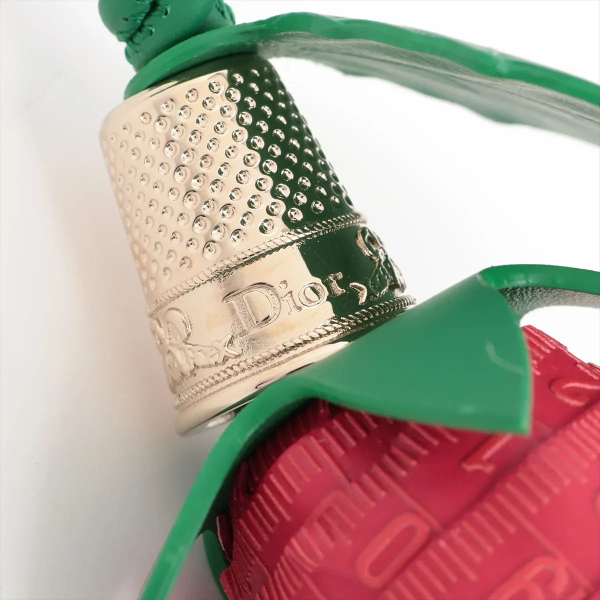 Rose Charm GP x Leather Red x Green — view 3