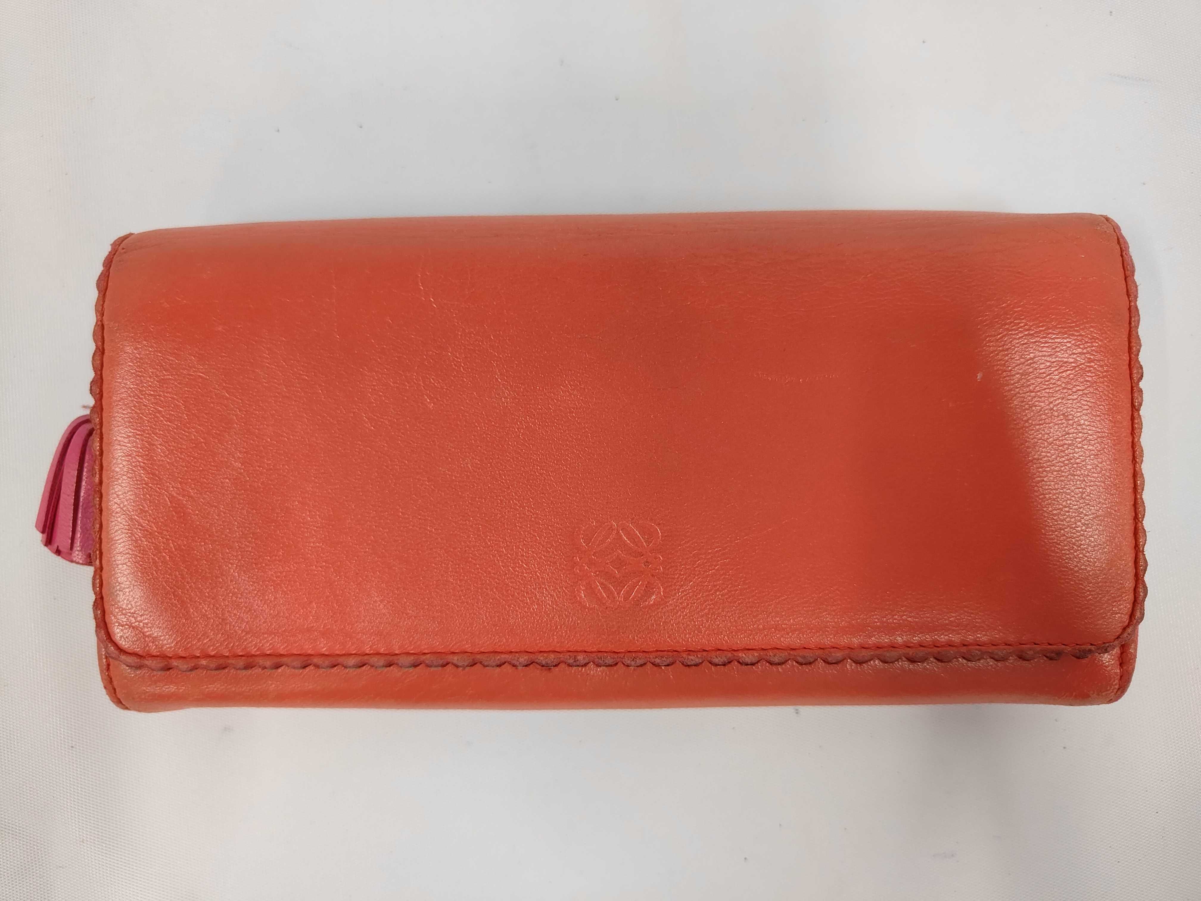 Amazona Bi-fold Wallet, Fringe Leather, Red