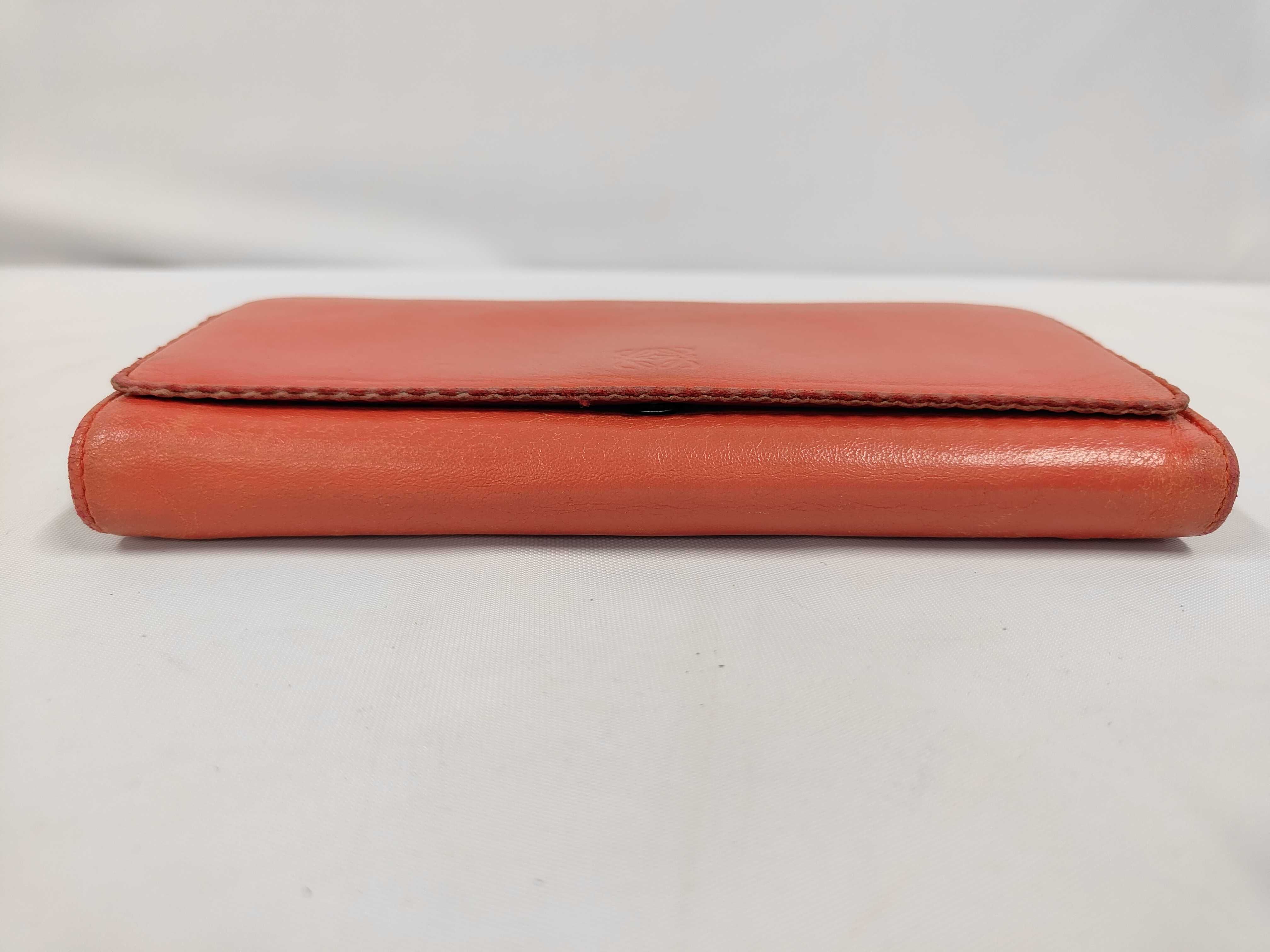 Amazona Bi-fold Wallet, Fringe Leather, Red — view 3