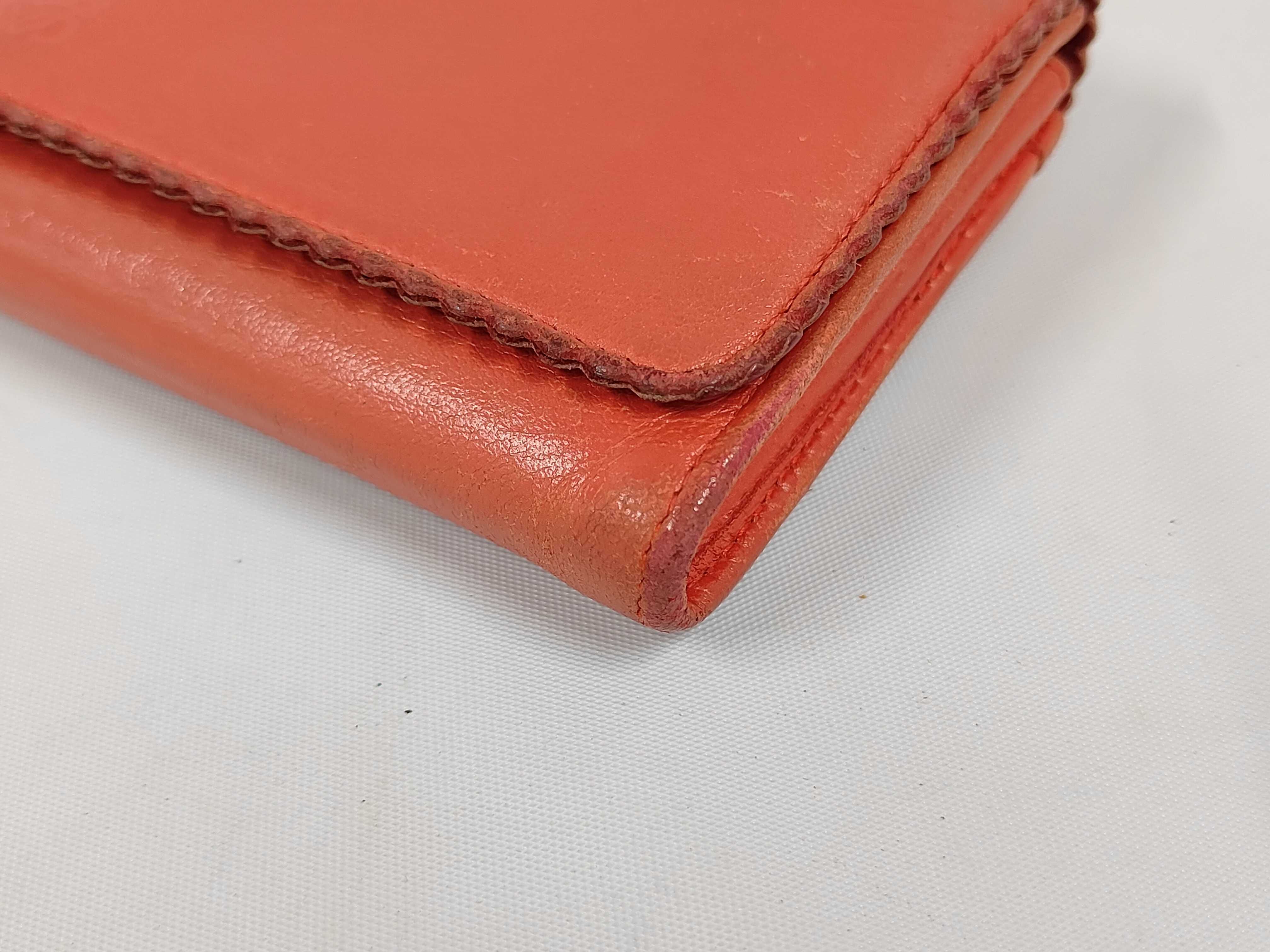 Amazona Bi-fold Wallet, Fringe Leather, Red — view 4