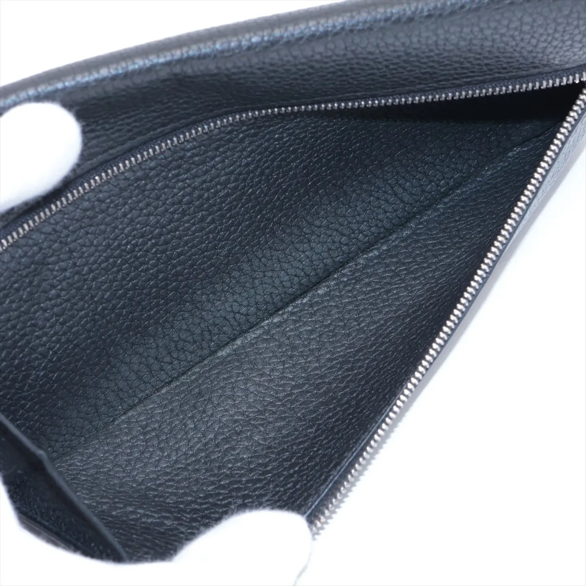 Dogon Recto Verso Togo Long Wallet, Black, Silver Hardware, D: 2019 — view 6