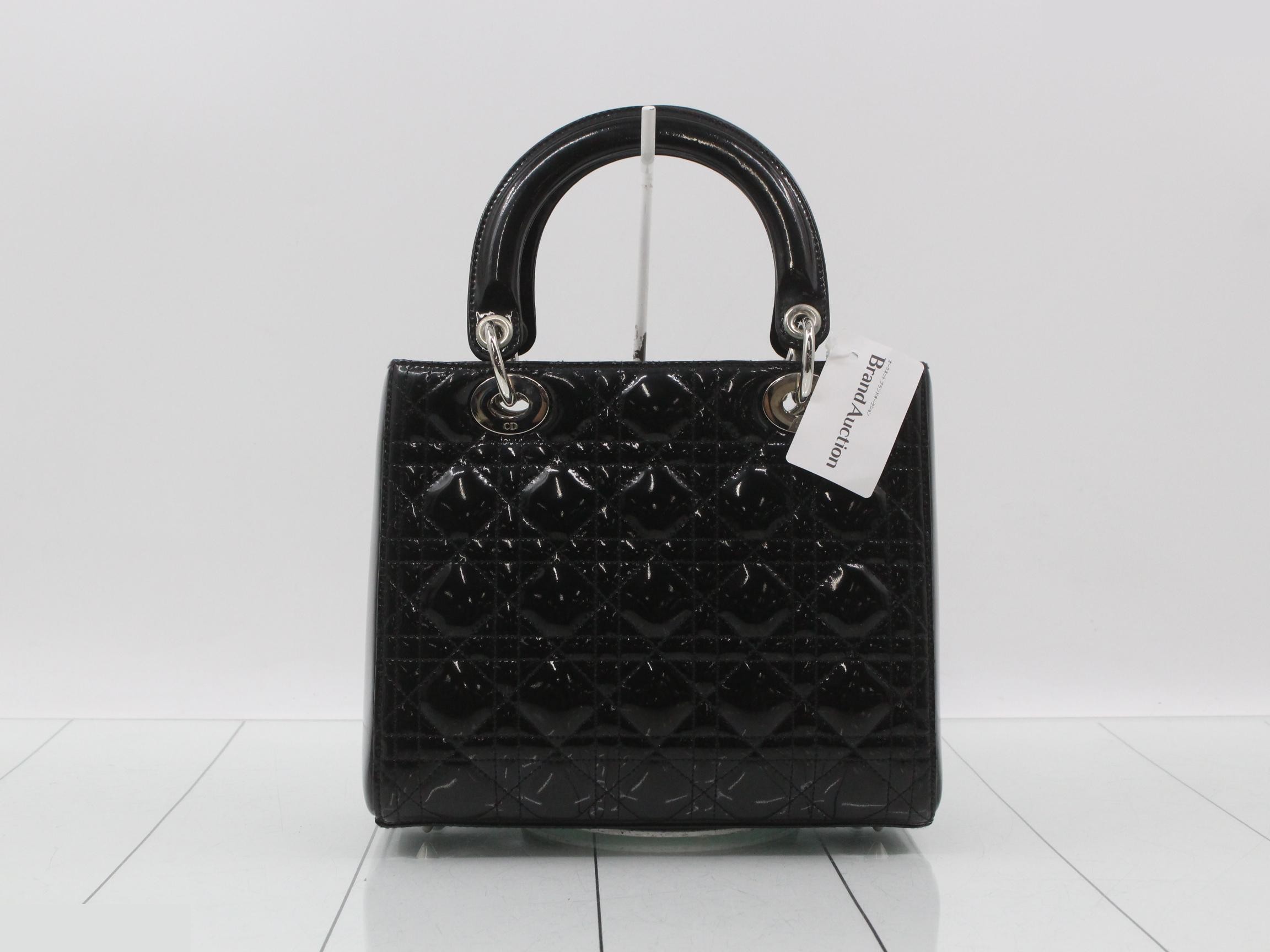 Lady Dior Cannage 2-Way Black Shoulder/Handbag — view 2