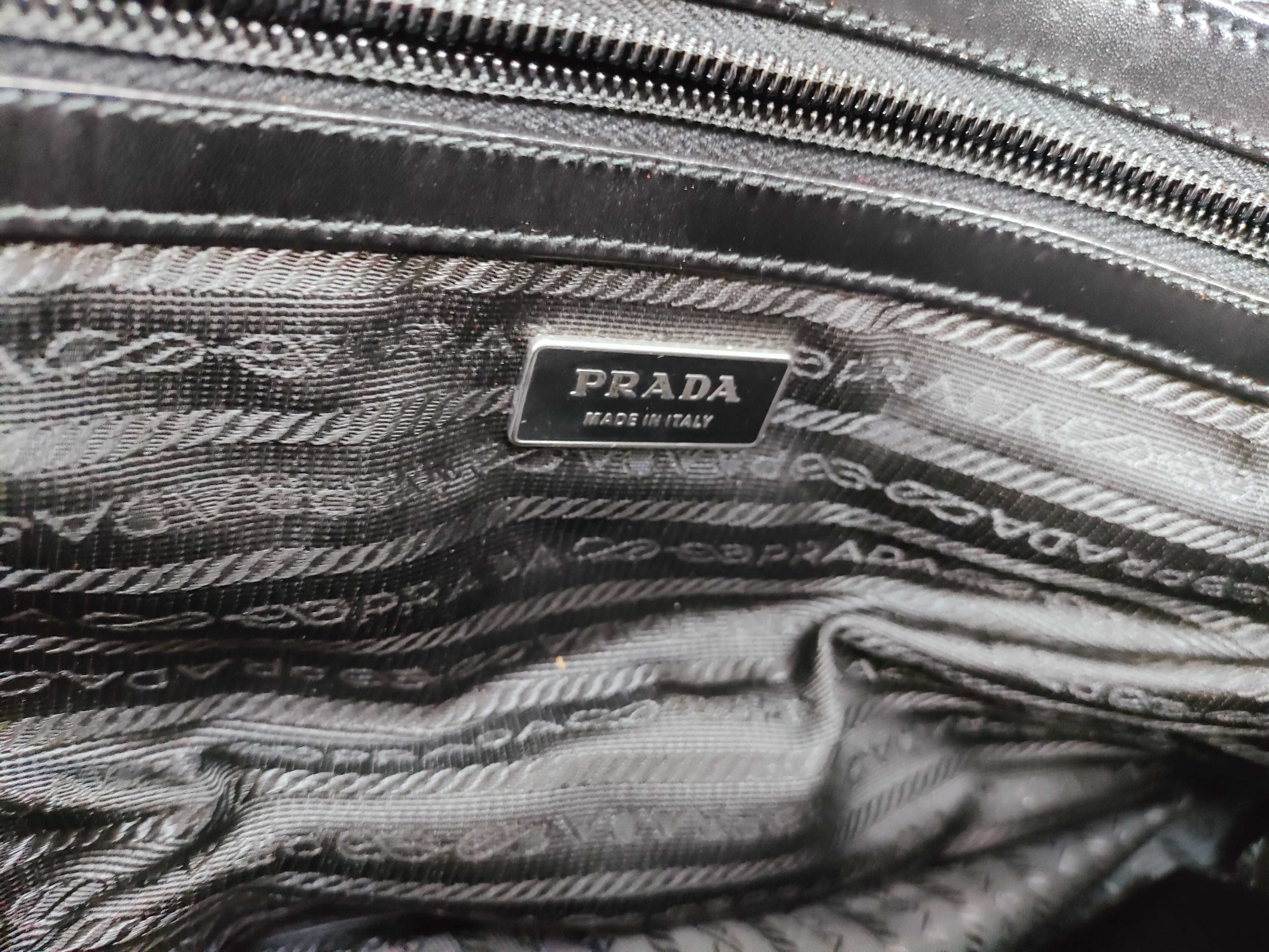 Nylon Mini Boston Bag, Black Boston Bag — view 12
