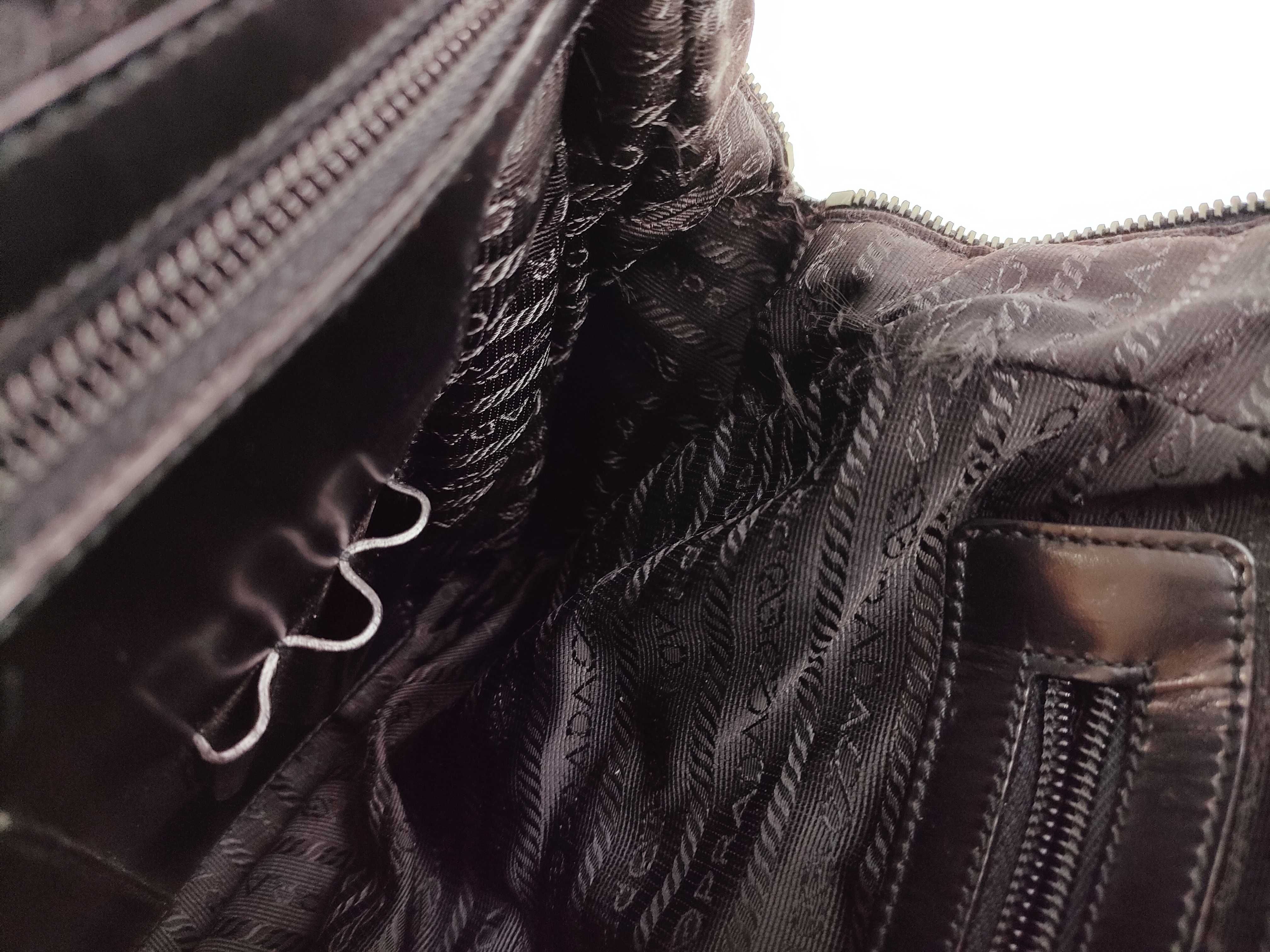 Nylon Mini Boston Bag, Black Boston Bag — view 14