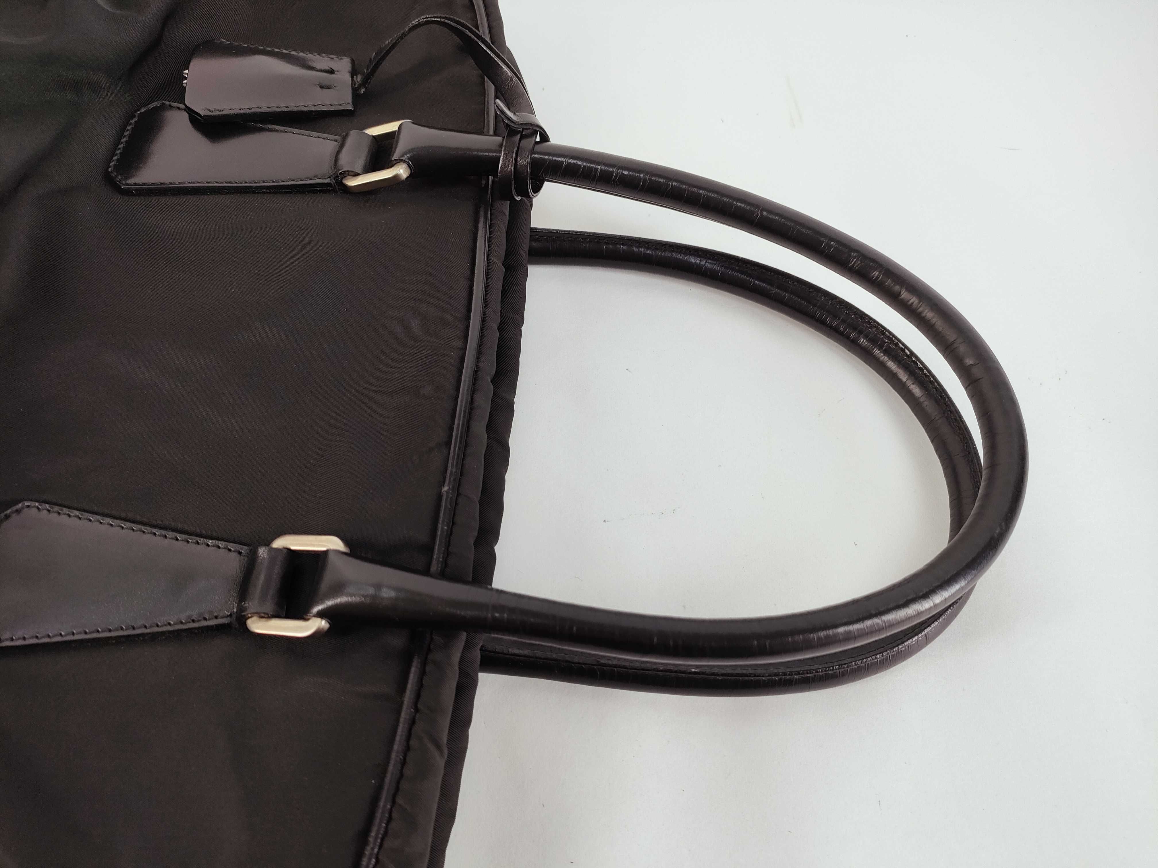 Nylon Mini Boston Bag, Black Boston Bag — view 3