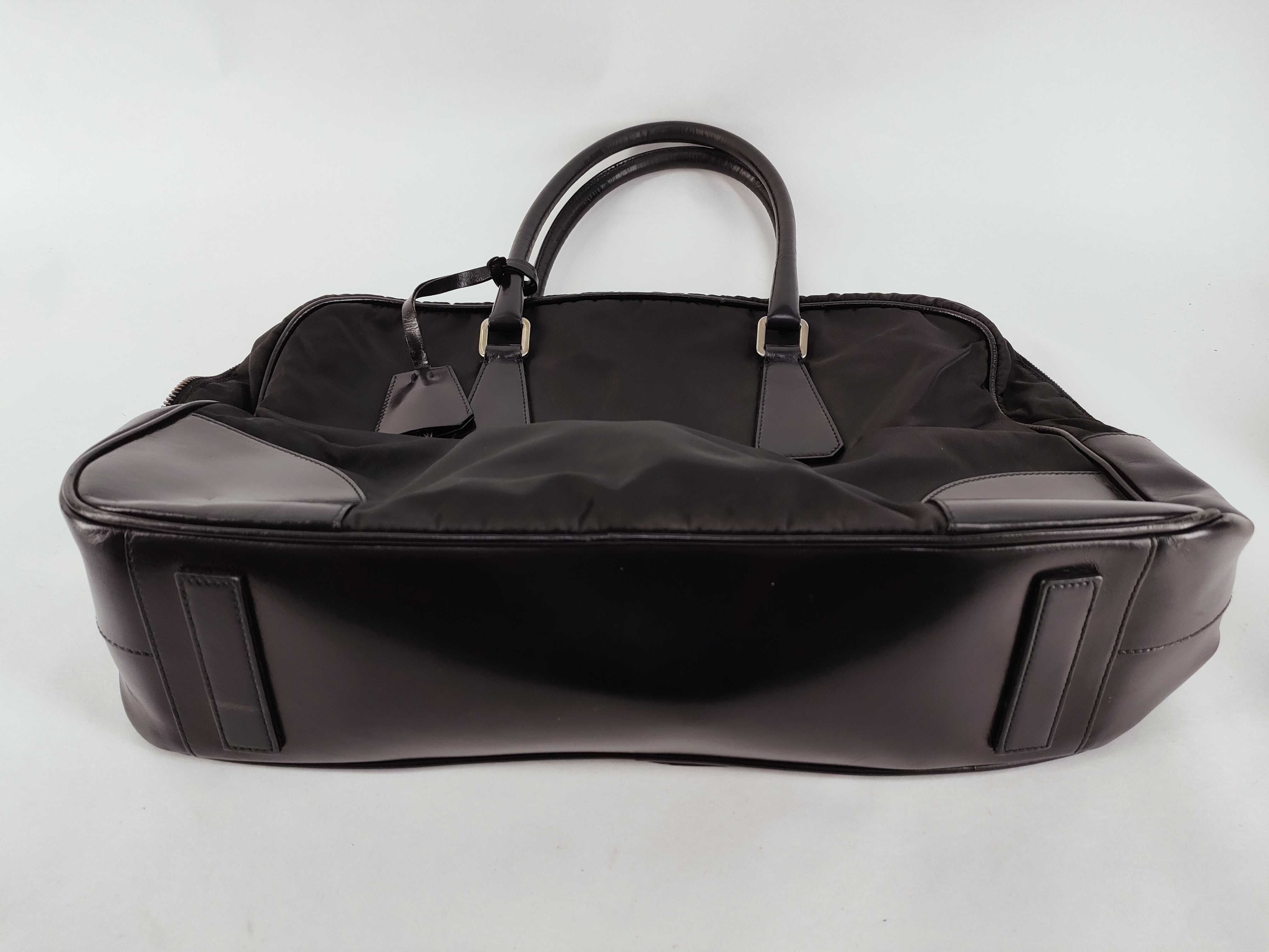 Nylon Mini Boston Bag, Black Boston Bag — view 7