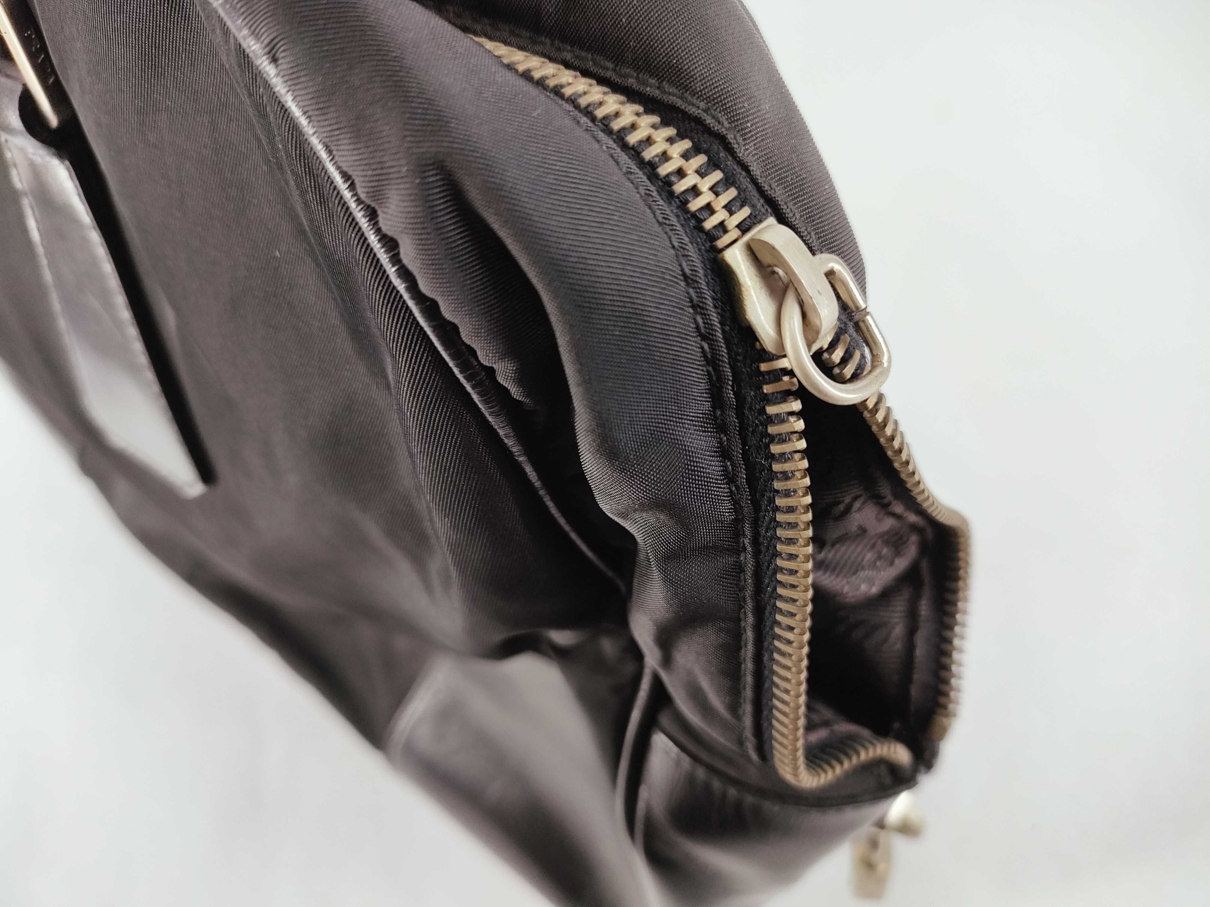 Nylon Mini Boston Bag, Black Boston Bag — view 8