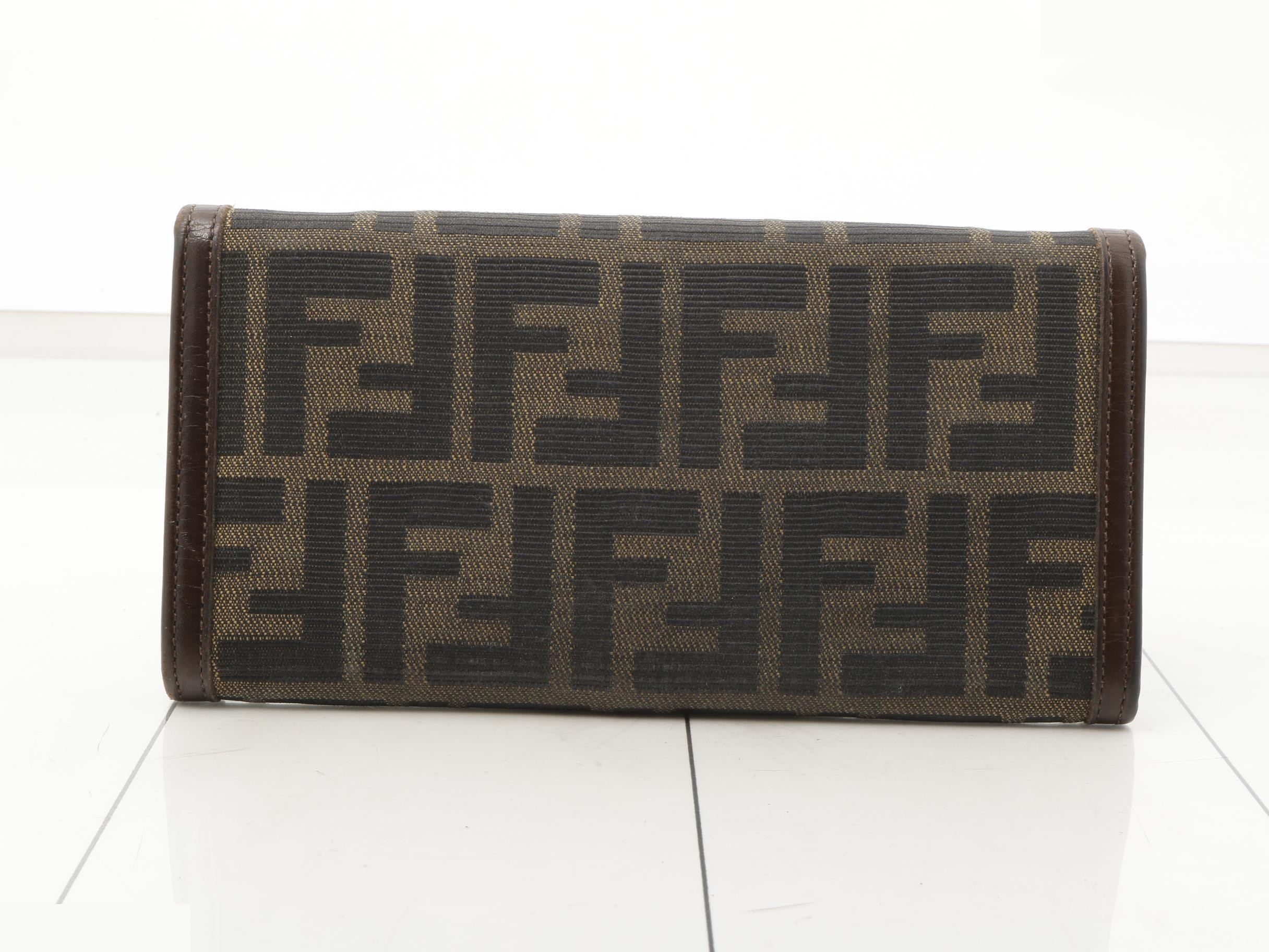 ZUCCA Canvas/Leather Bi-fold Long Wallet — view 2