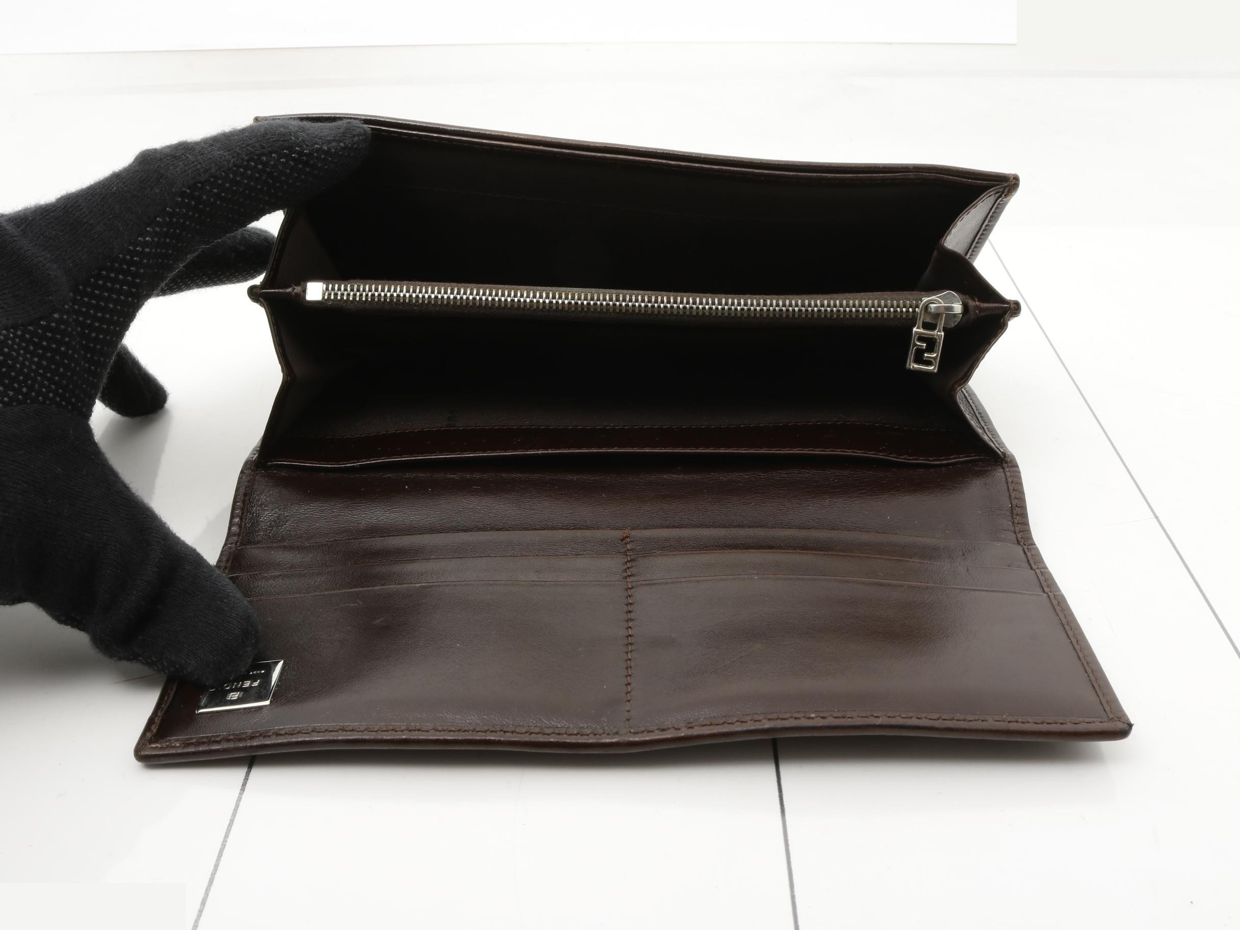 ZUCCA Canvas/Leather Bi-fold Long Wallet — view 4