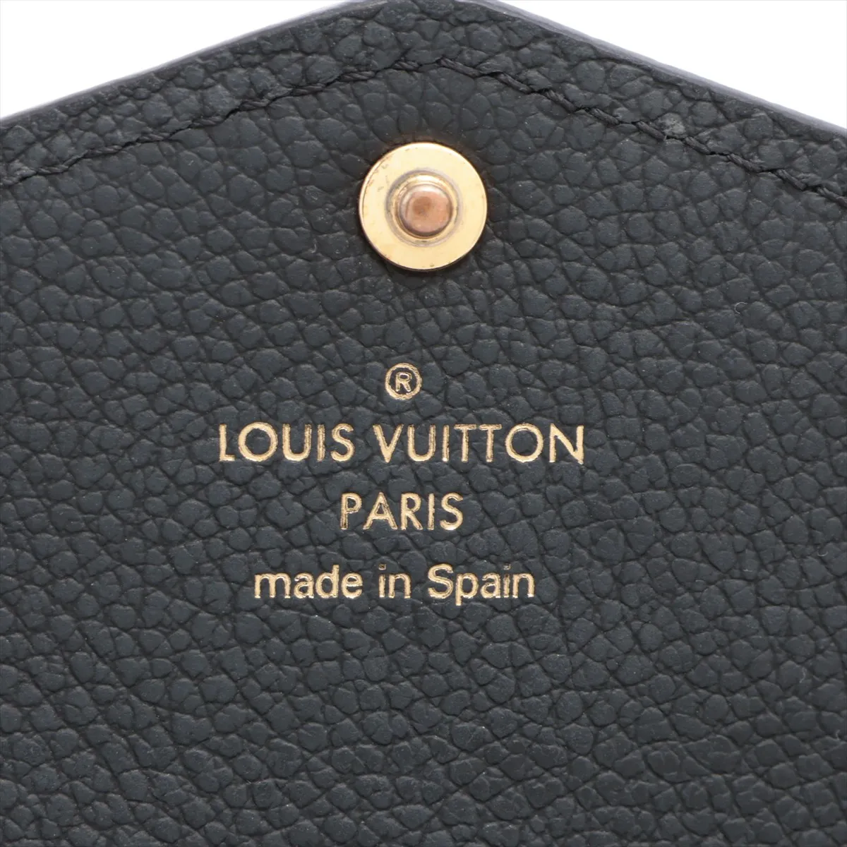 Bicolor Monogram Empreinte Portefeuille Sarah M80496 Noir x Cream Long Wallet (RFID detected) — view 9