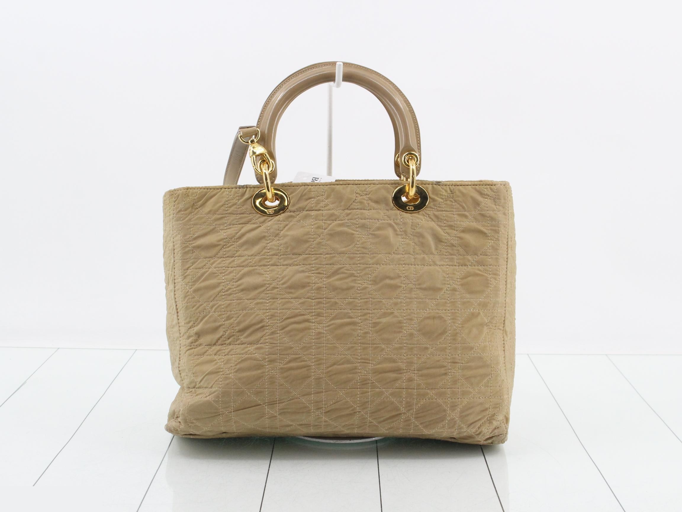 Lady Dior Cannage Nylon Medium — view 2