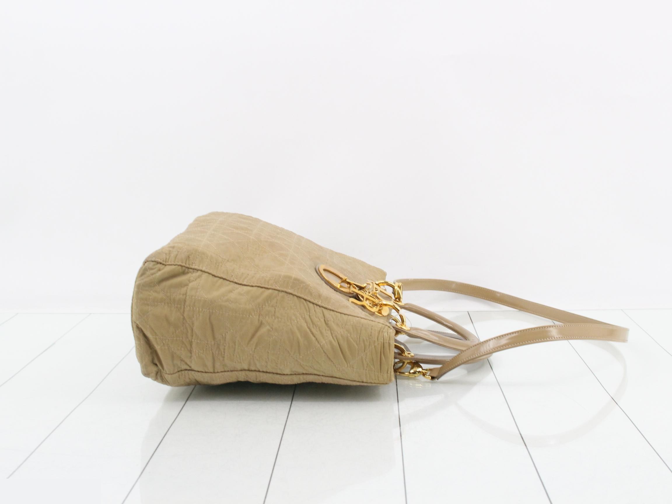 Lady Dior Cannage Nylon Medium — view 3