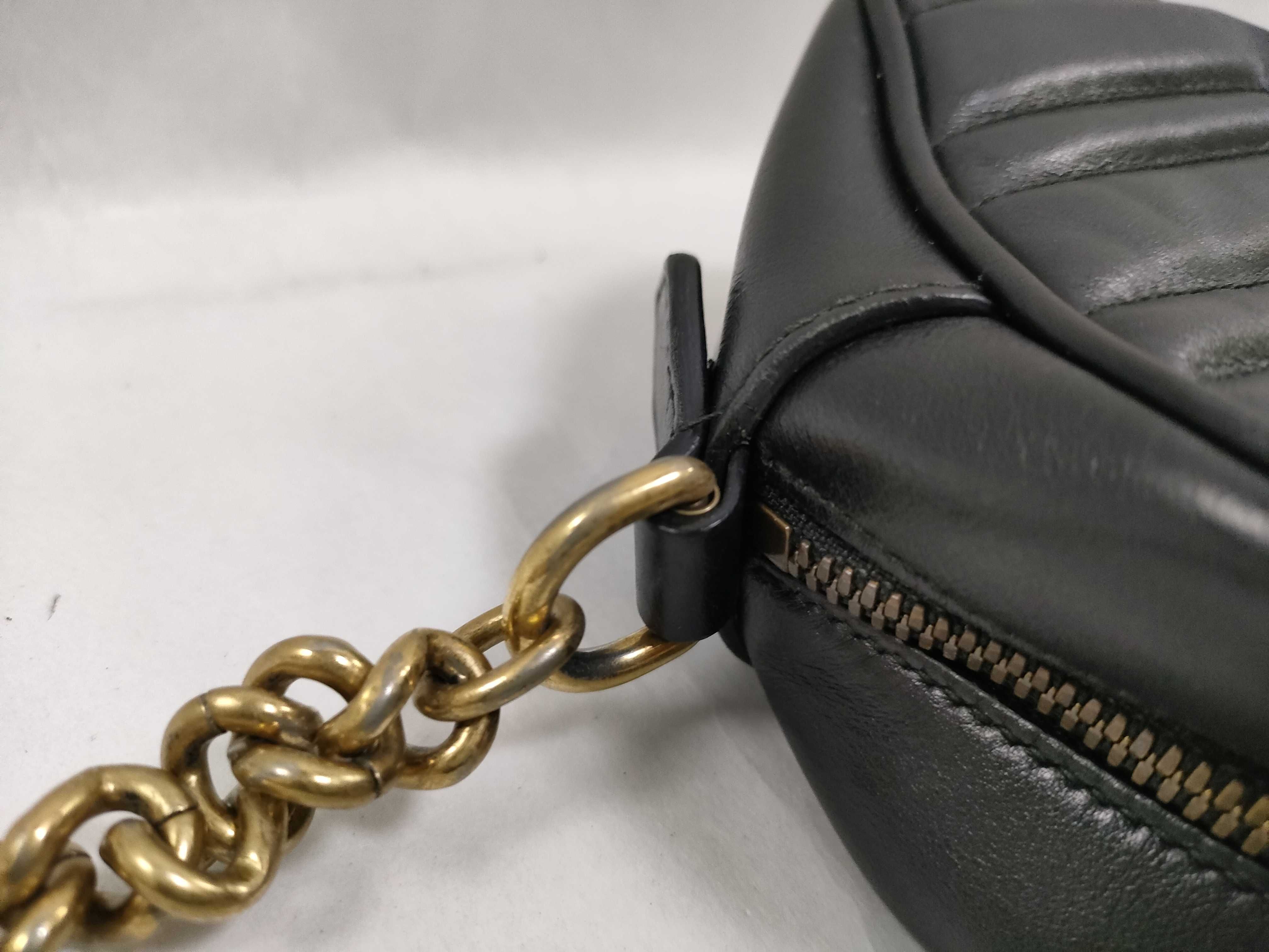 GG Marmont Leather Shoulder Bag, Black, 447632 (Shoulder Bag) — view 5