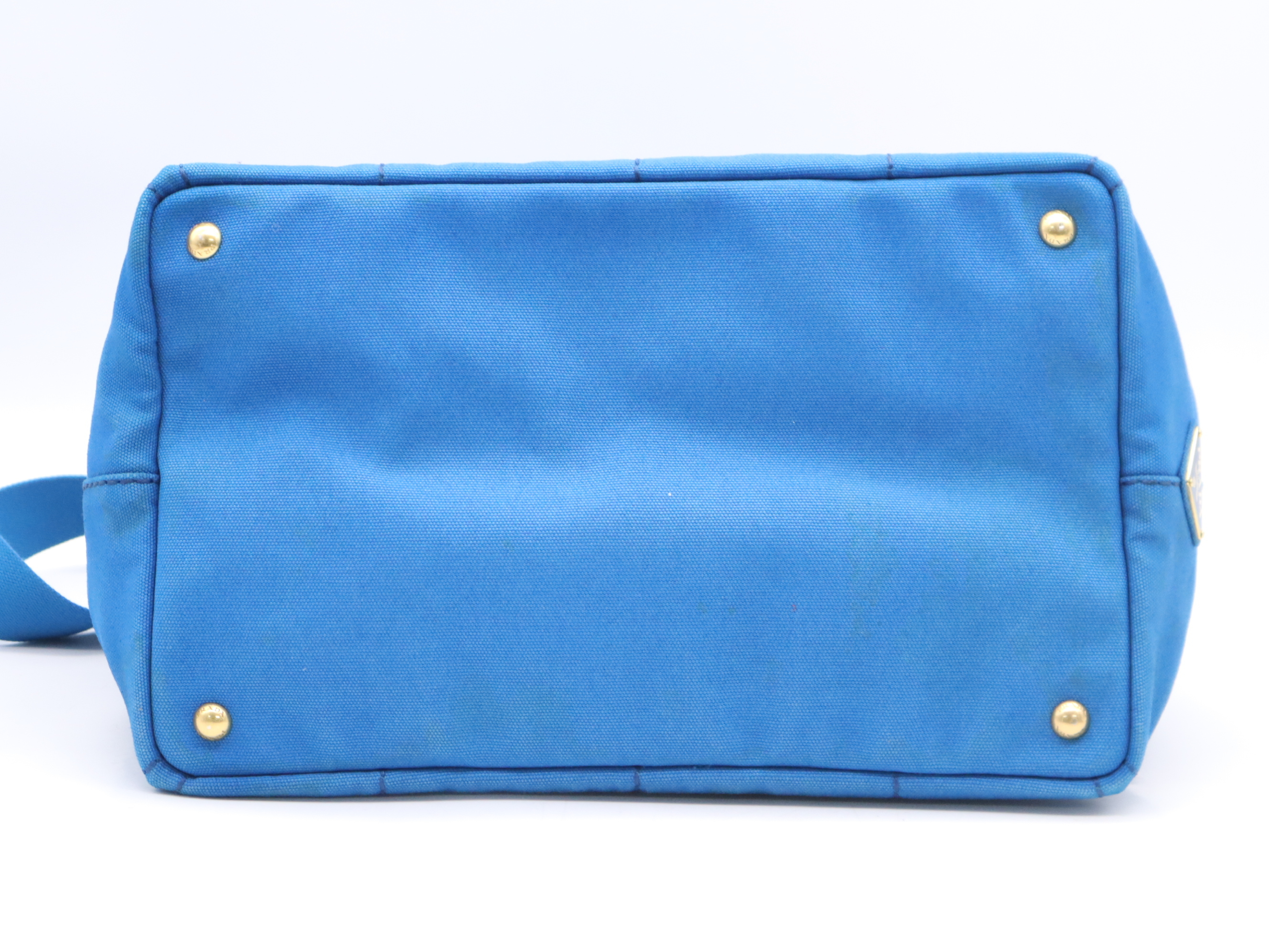 Canapa Tote Bag, Blue, with Shoulder Strap — view 4