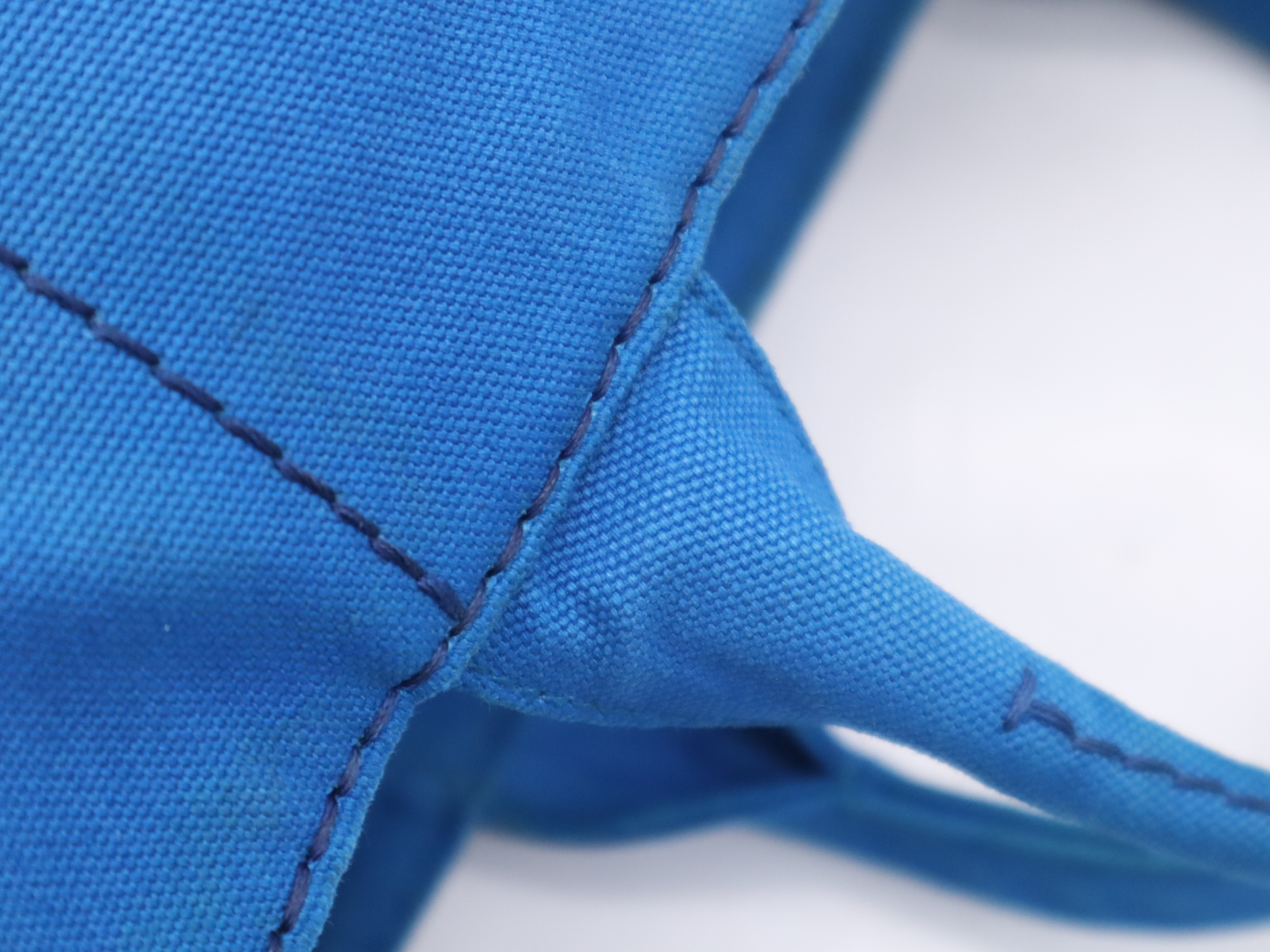 Canapa Tote Bag, Blue, with Shoulder Strap — view 7