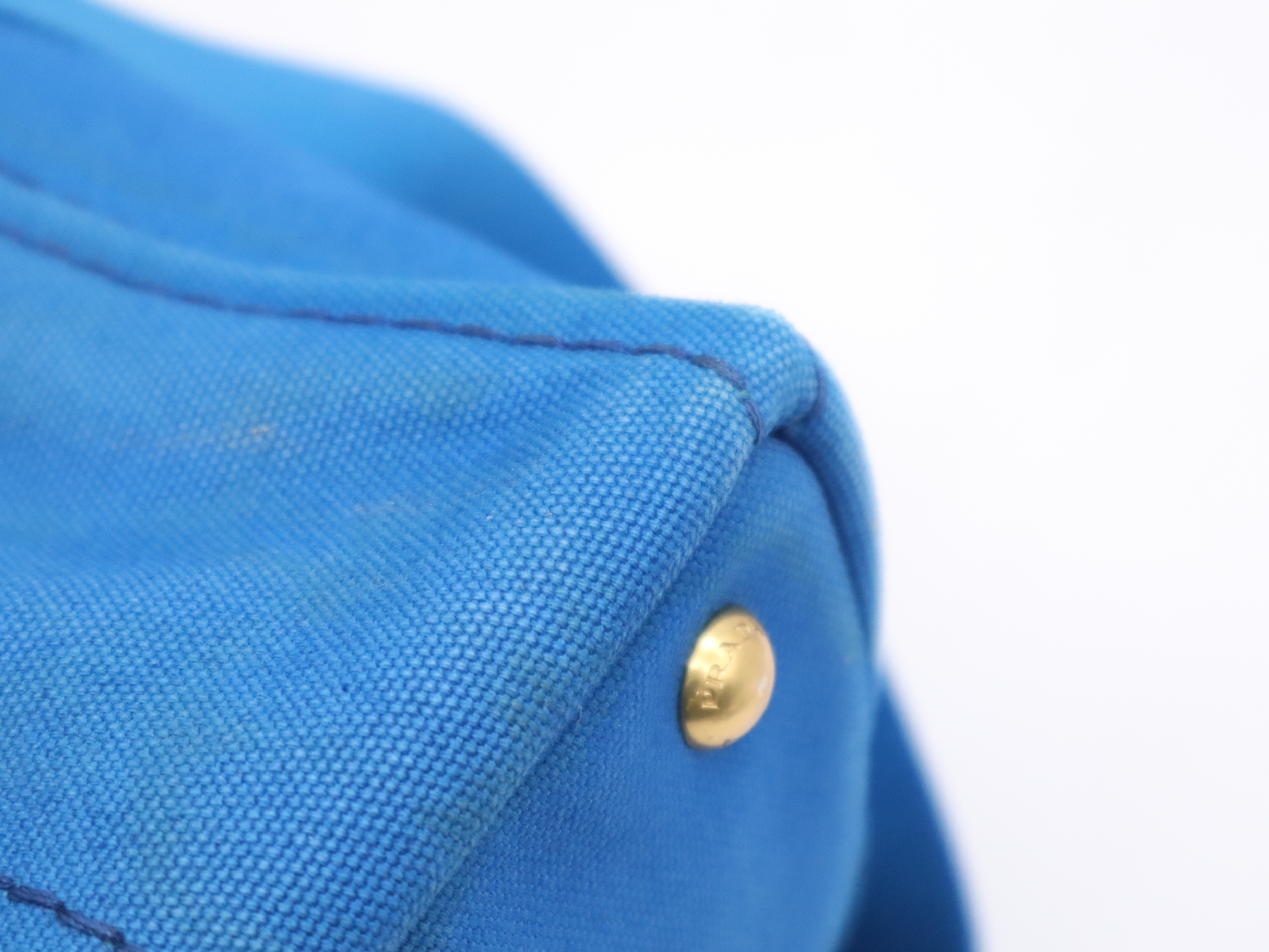 Canapa Tote Bag, Blue, with Shoulder Strap — view 9