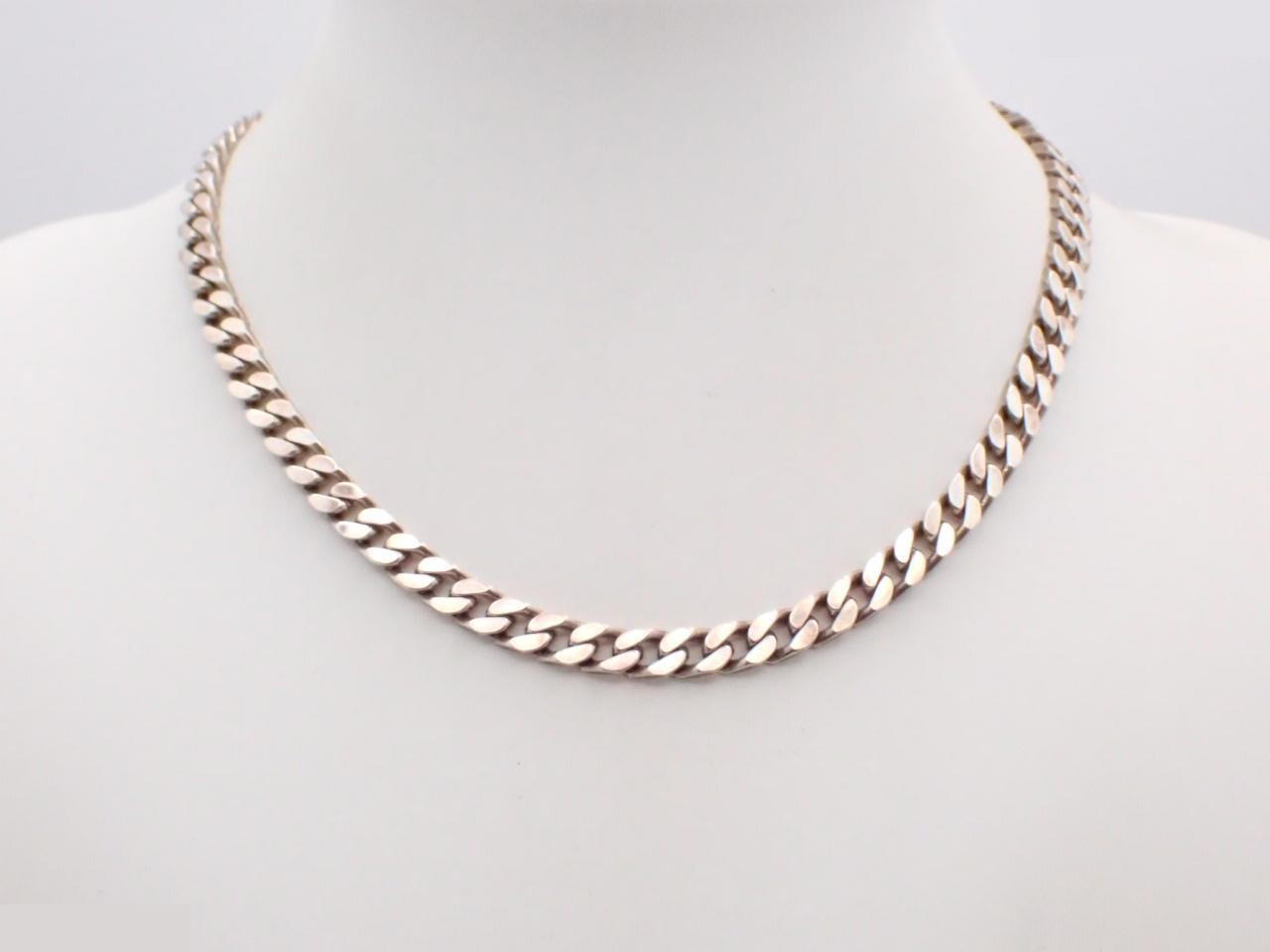 Necklace, chain approximately 46cm, 925 sterling silver, 51.2g — view 3