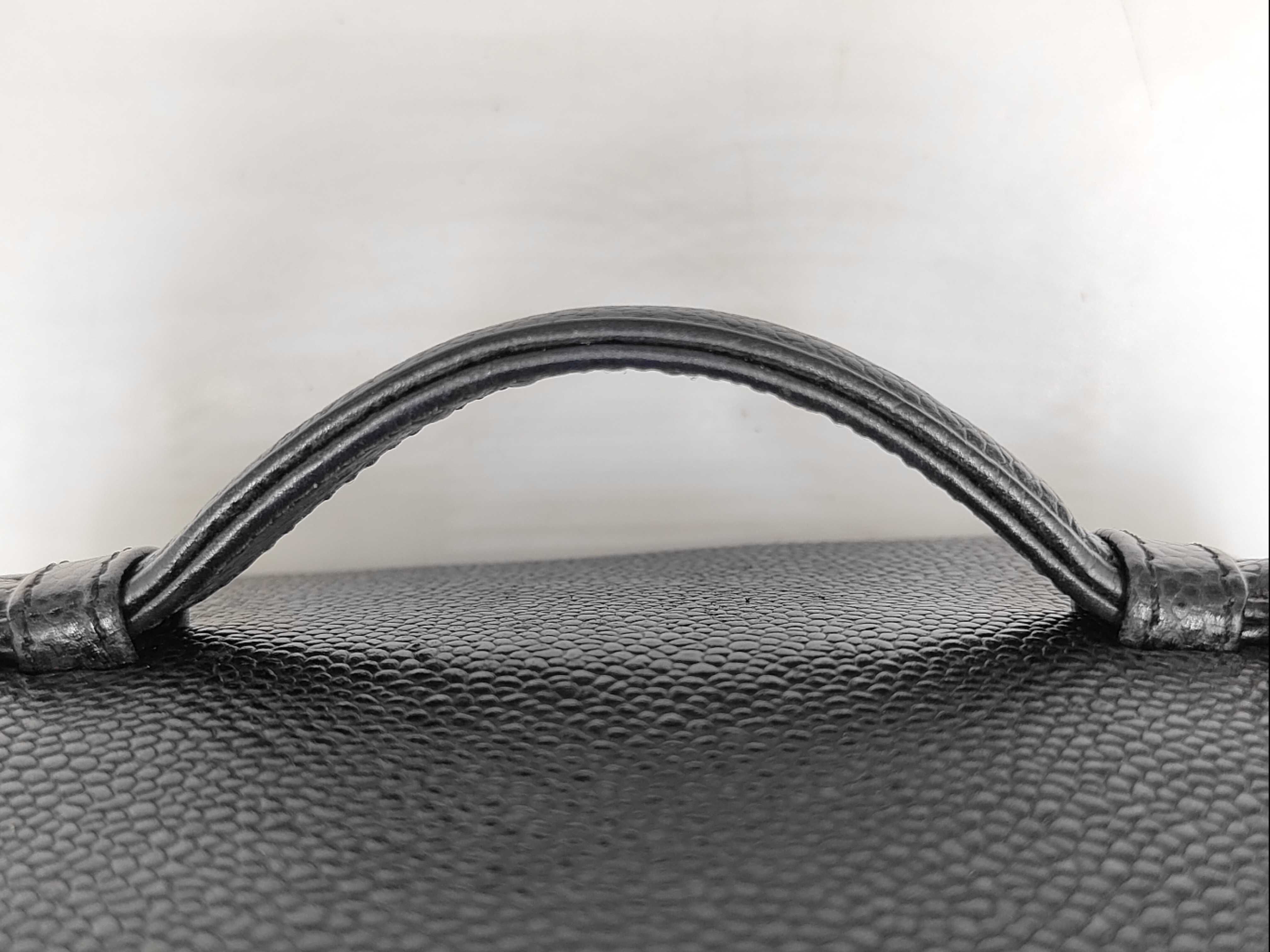 Caviar Skin Vanity Bag, Black, Series 6 — view 11