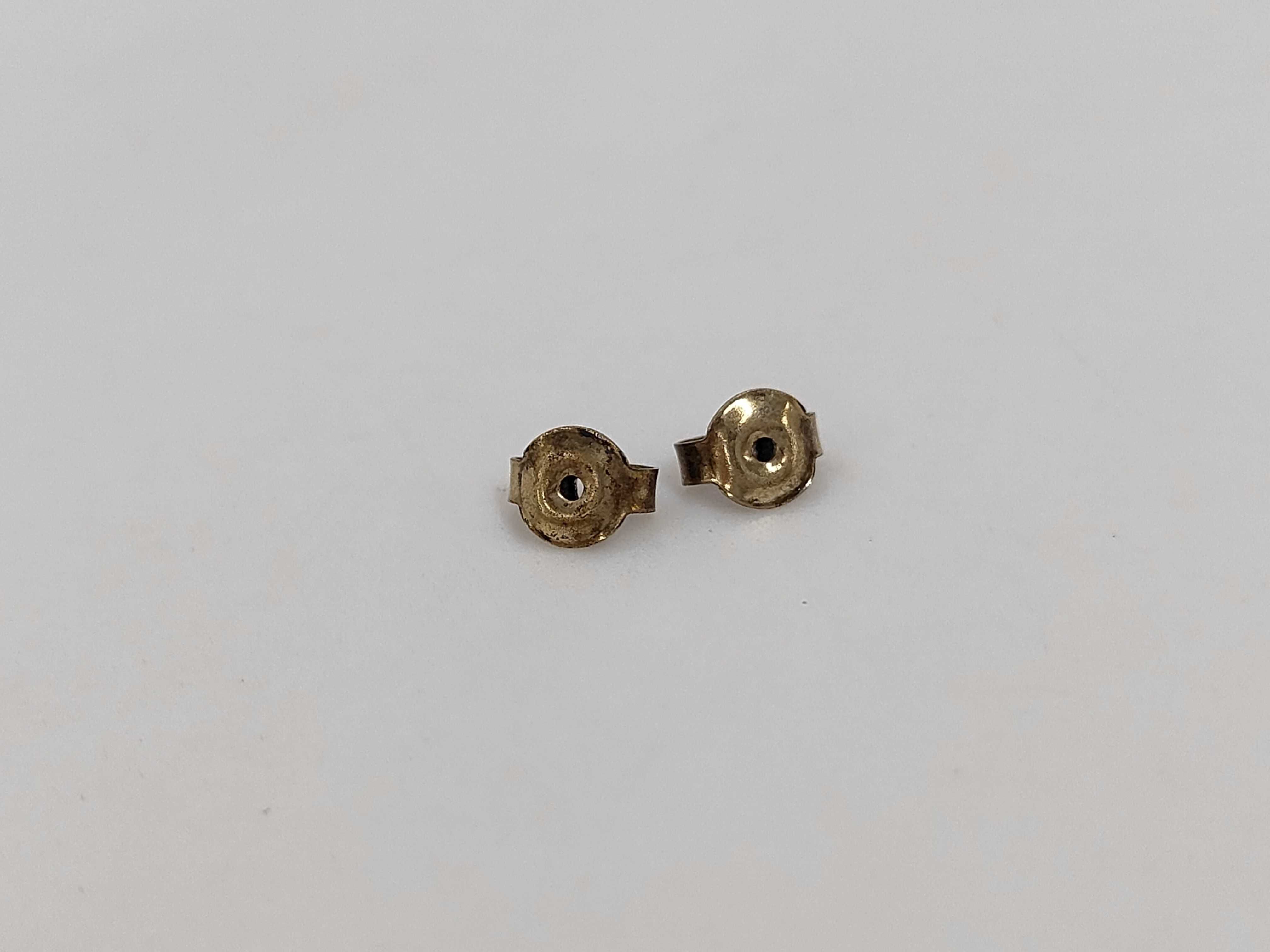Round Coco Black x Gold Earrings — view 5