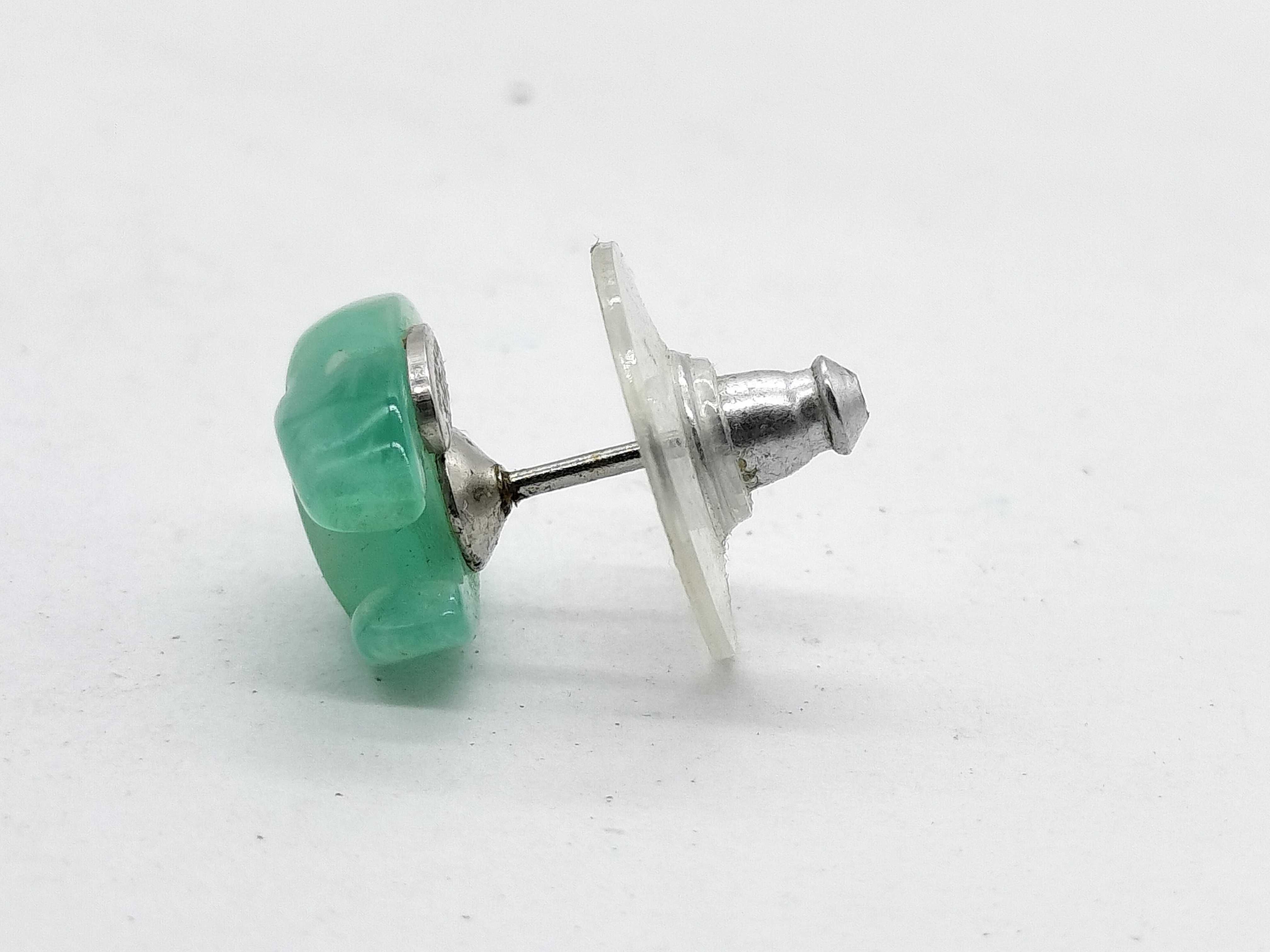 Coco 04 P Green Earrings — view 2