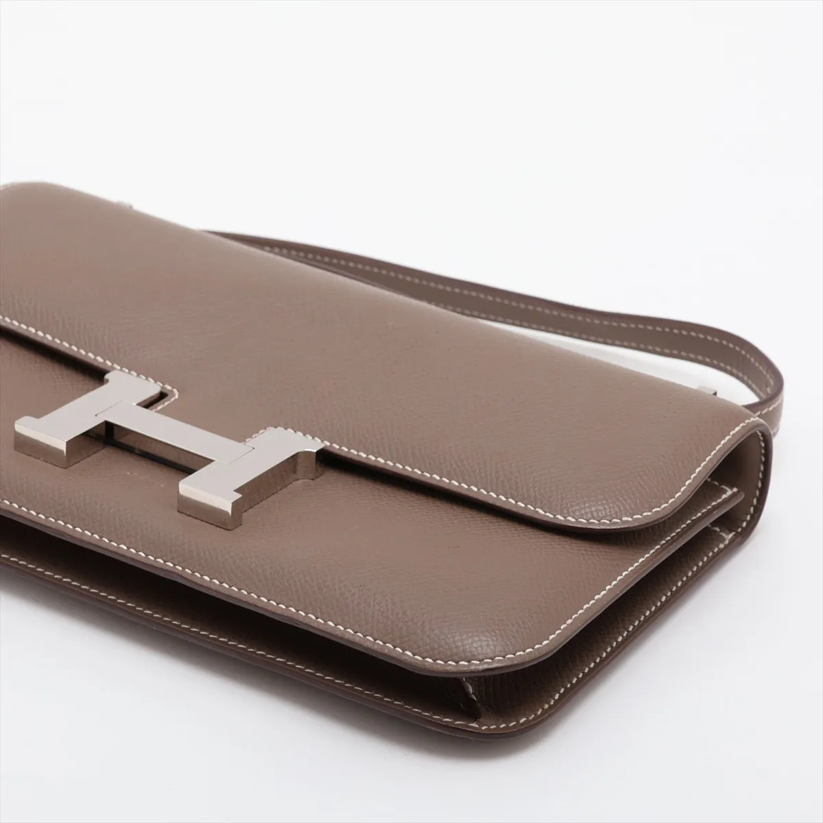 [Individually packaged] Hermes Constance Elan Miroir Veau Epsom Etoupe Silver Hardware W:2024 with mirror — view 3