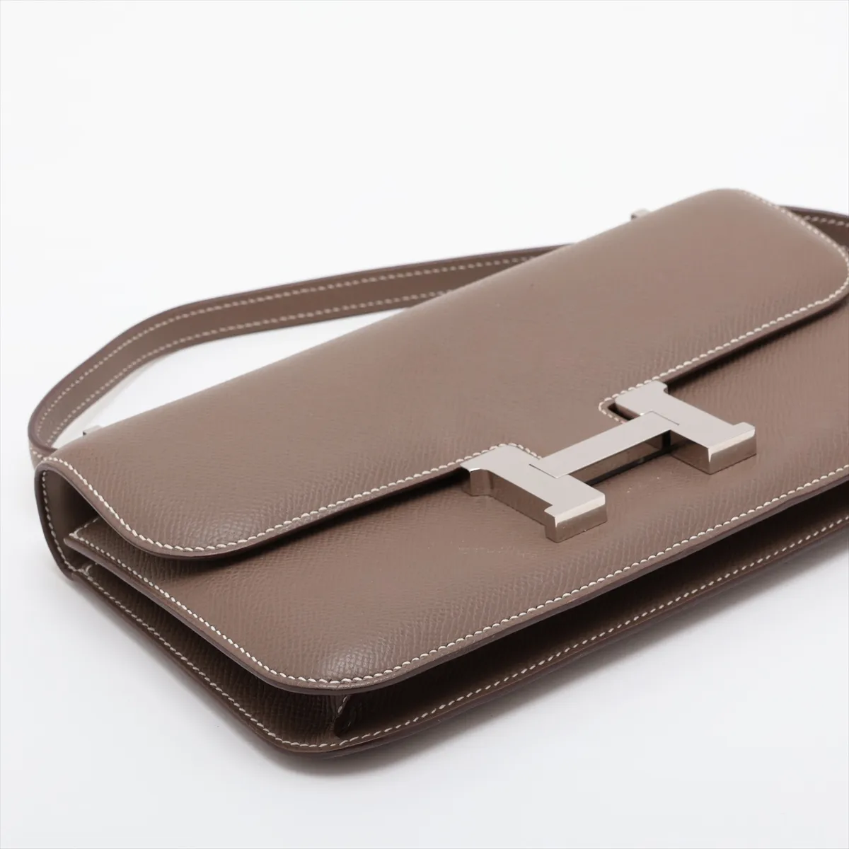 [Individually packaged] Hermes Constance Elan Miroir Veau Epsom Etoupe Silver Hardware W:2024 with mirror — view 4