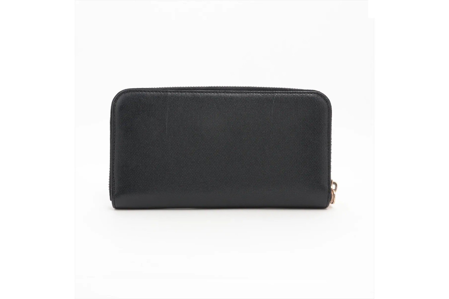 Leather long wallet, round zipper — view 2