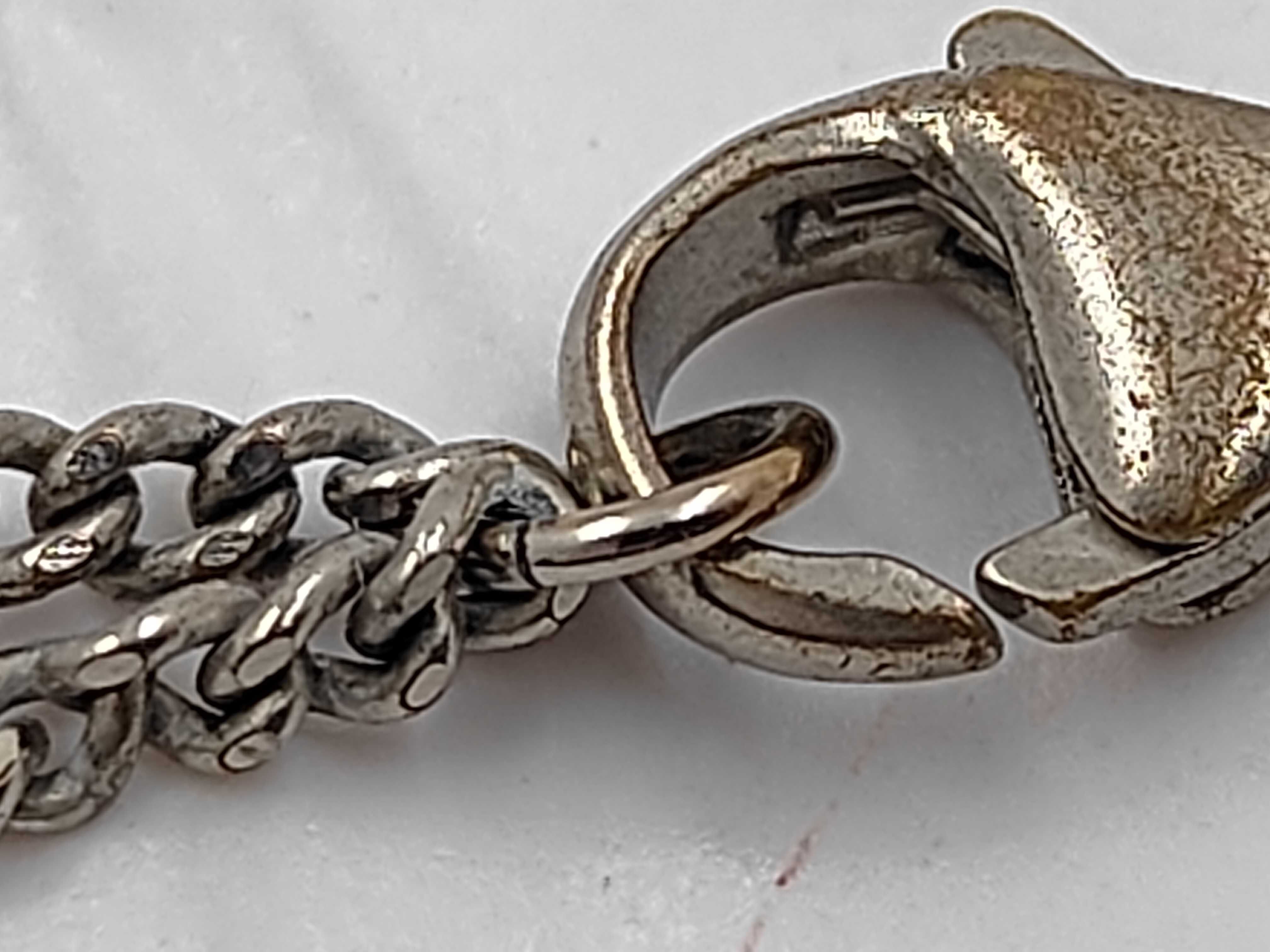 necklace, Coco Mark, rhinestone, silver, A12A necklace — view 11