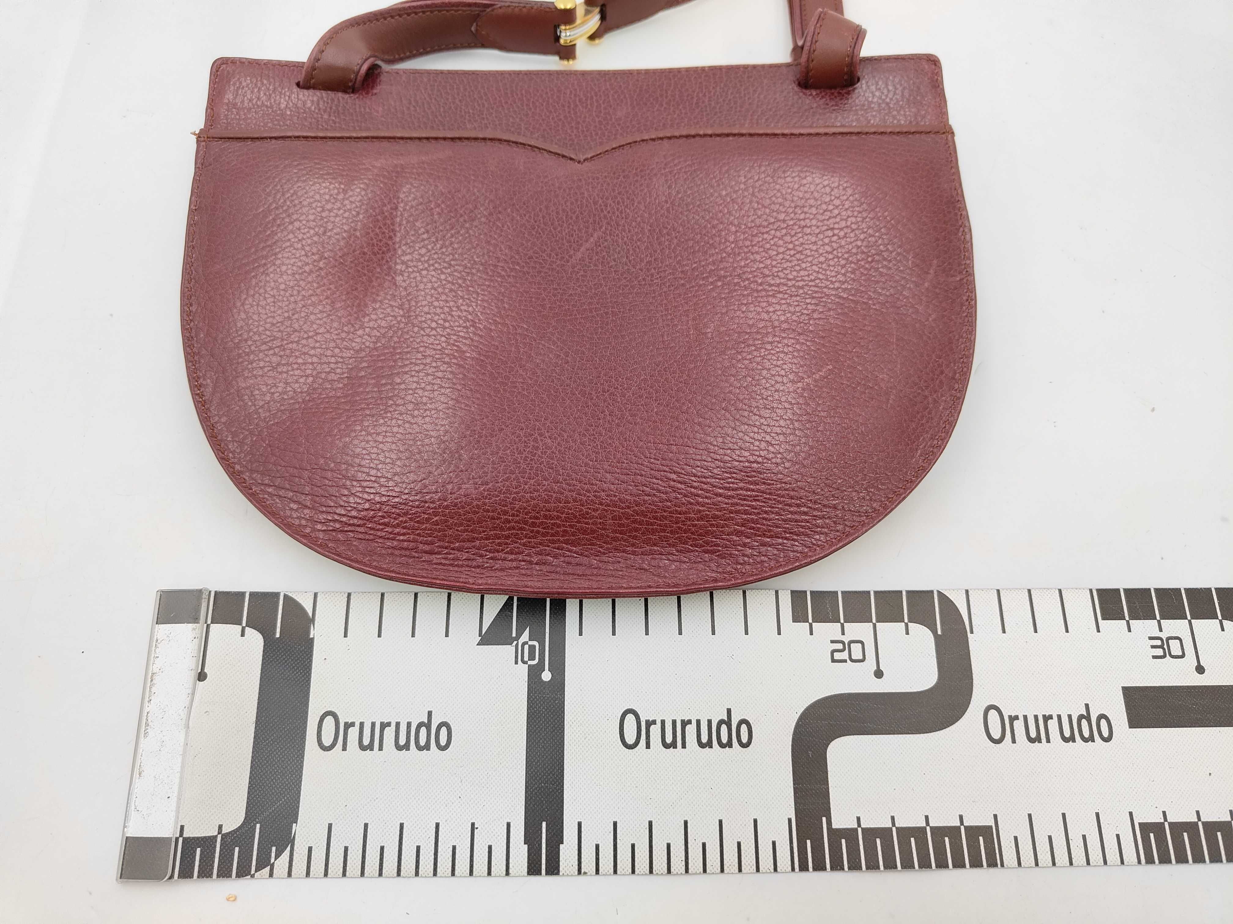 Must Shoulder Bag, Leather, Bordeaux — view 2