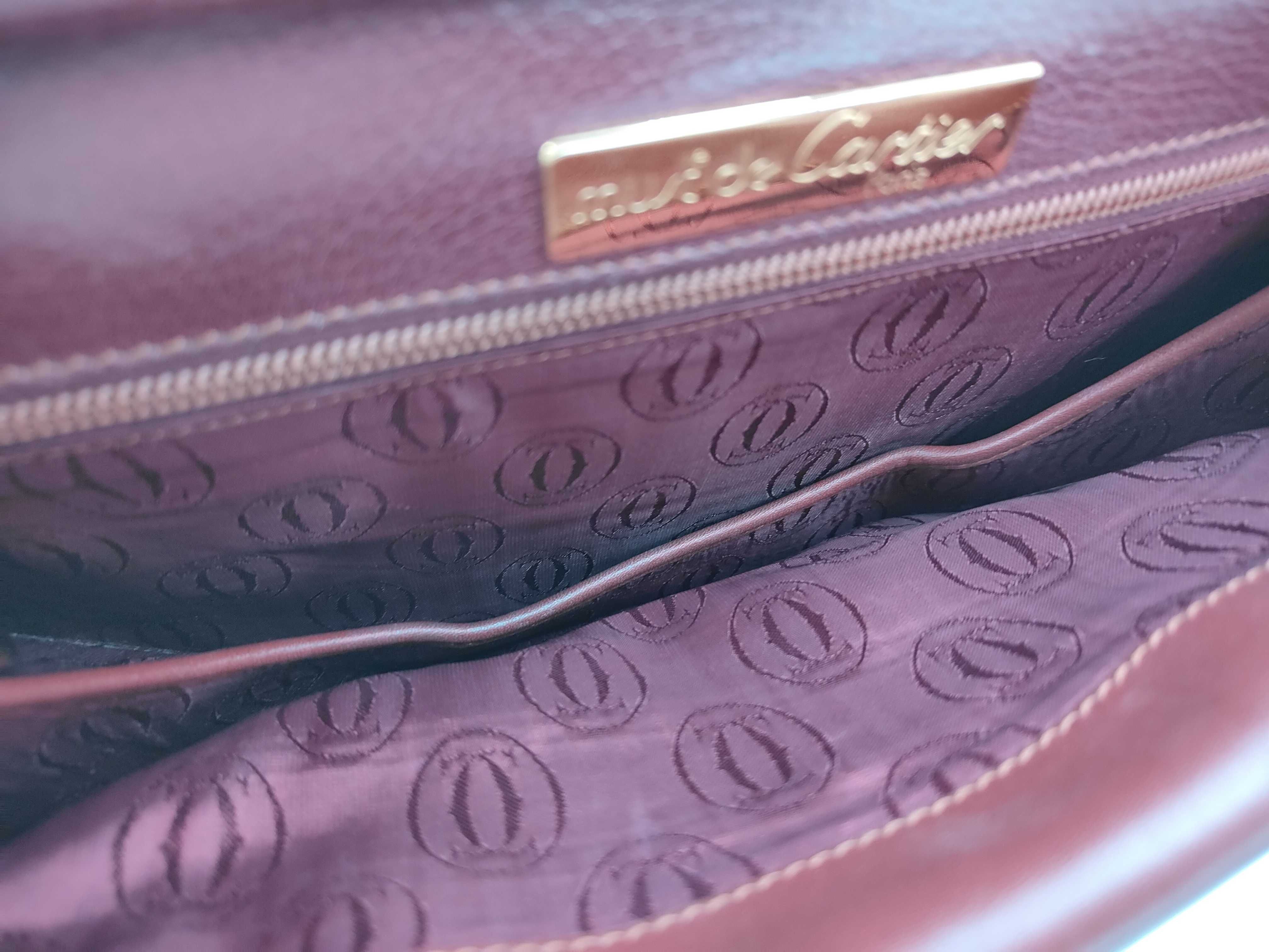 Must Shoulder Bag, Leather, Bordeaux — view 8