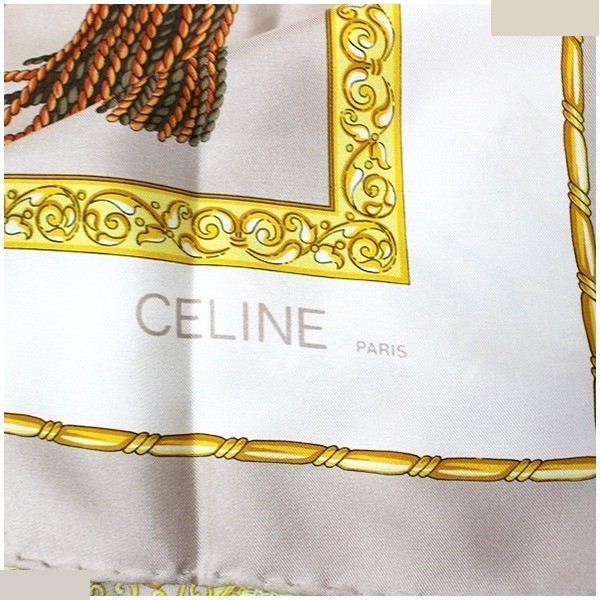 silk scarf with tags — view 5