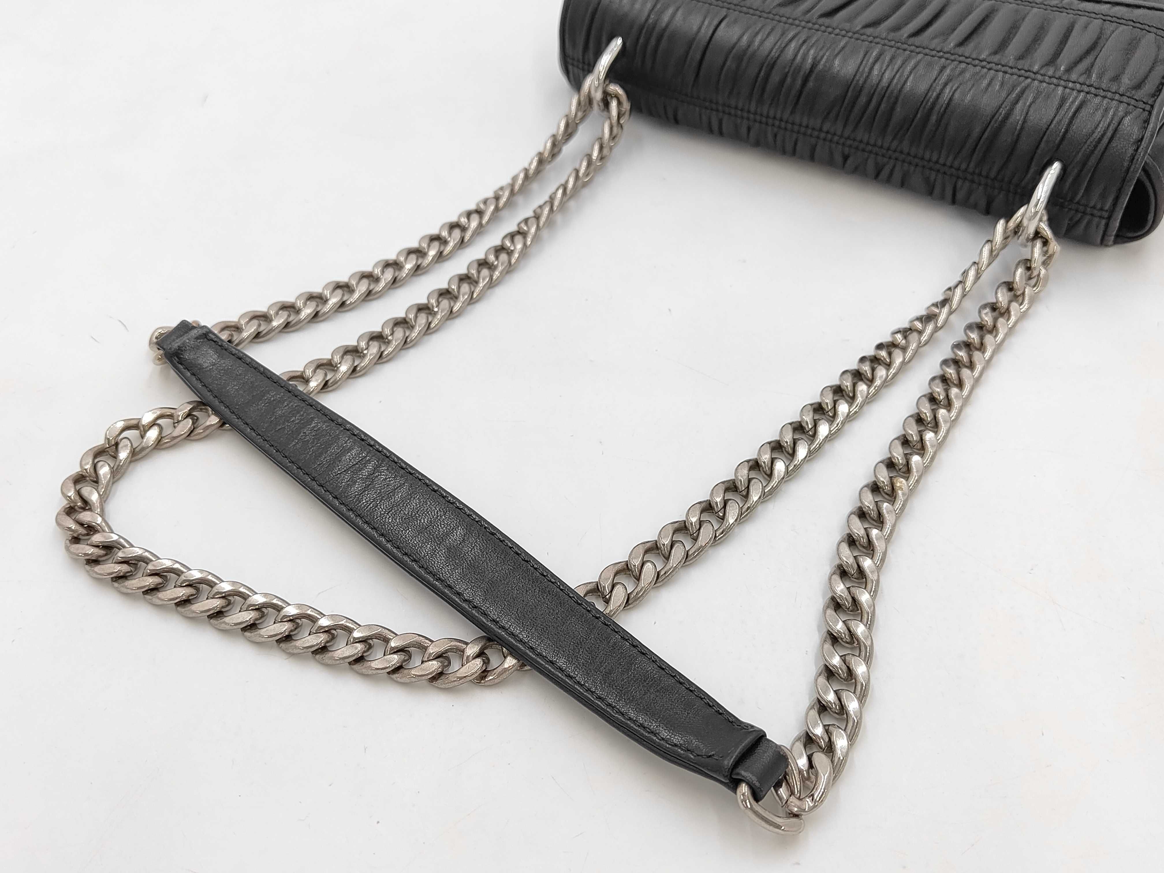 Leather Black Shoulder Bag — view 3