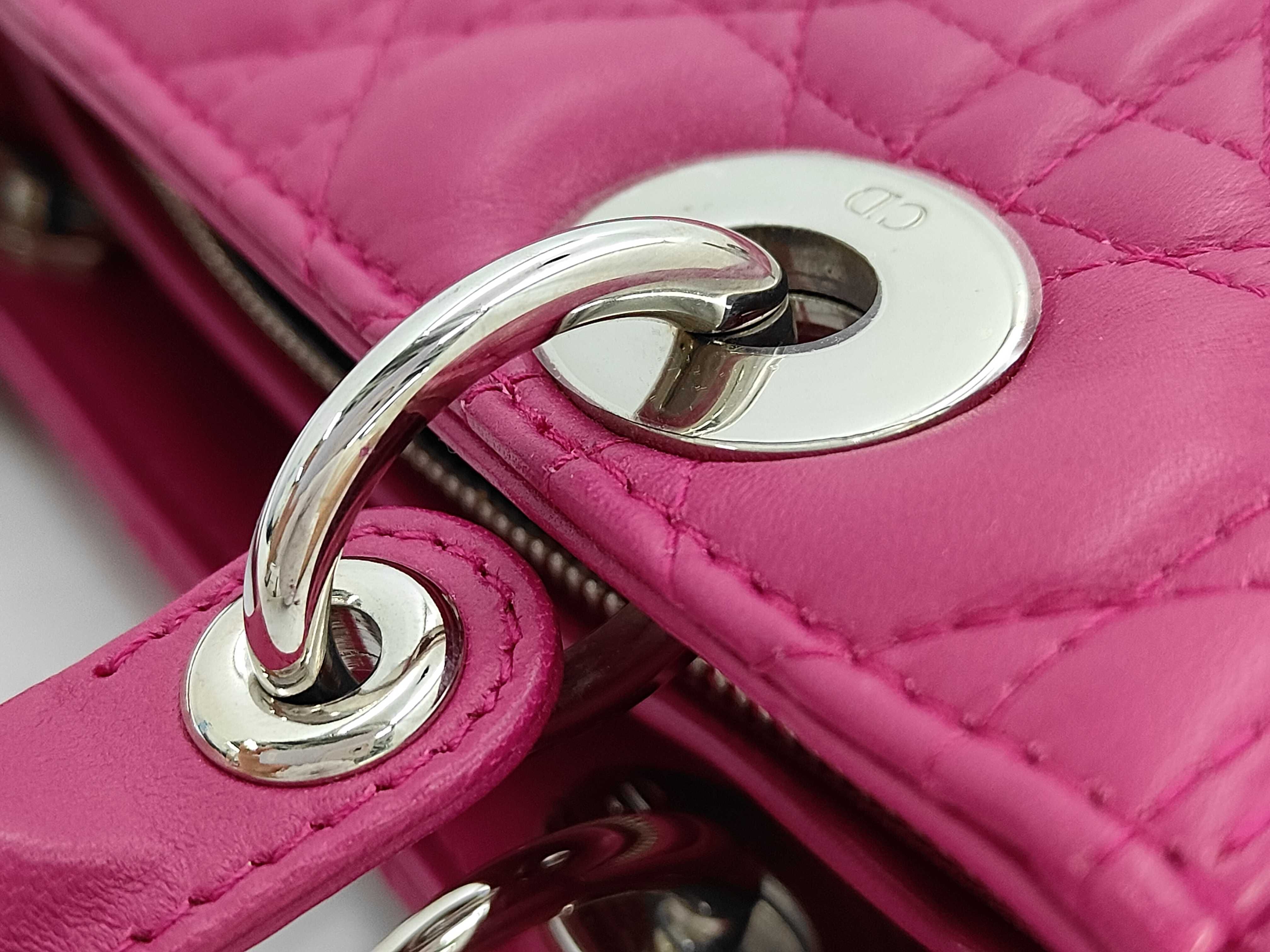 Rose Pink 5 Grid Handbag — view 6