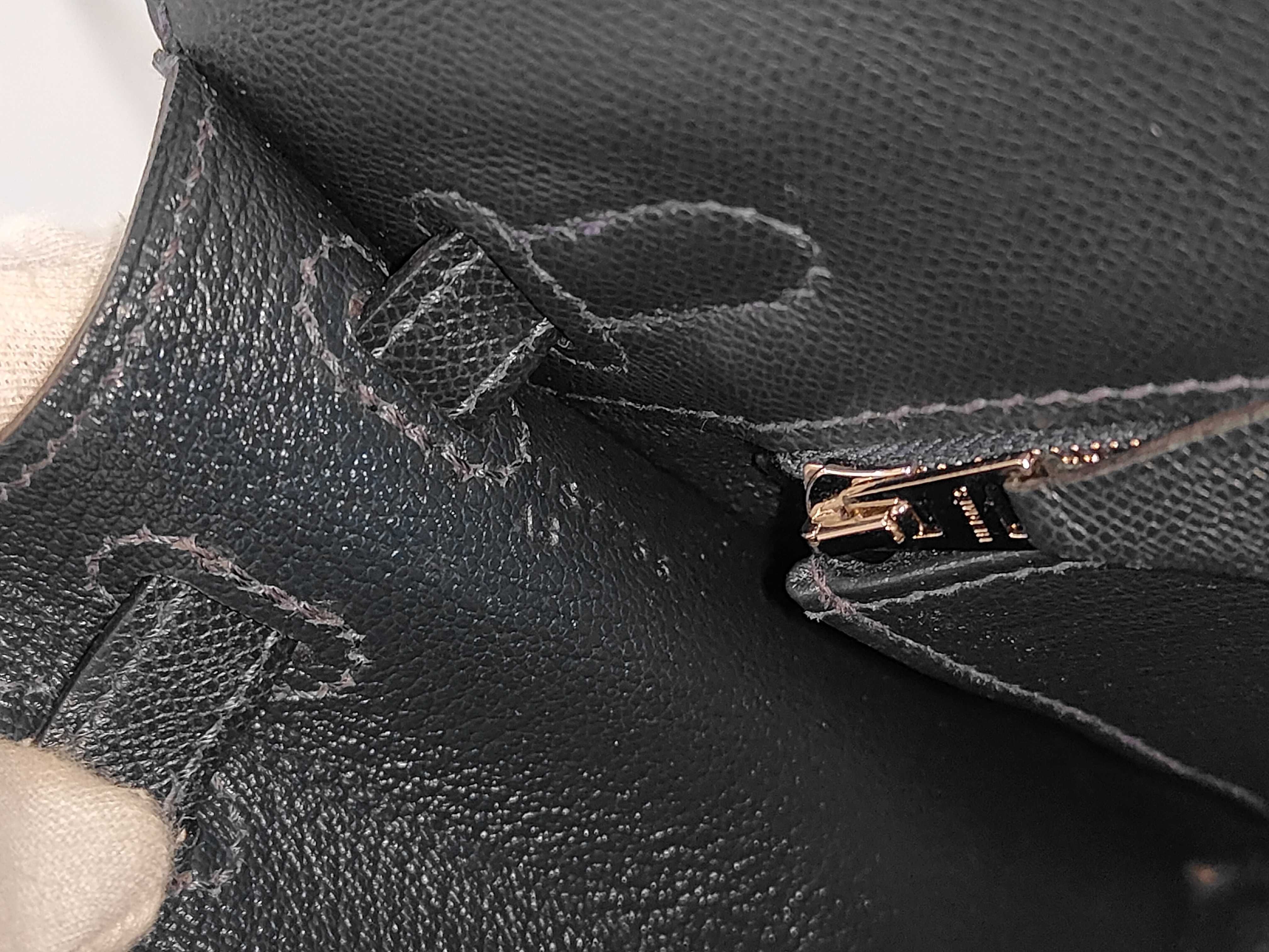 Kelly 25 Veau Madame Vert Rousseau Silver Hardware U Stamp Handbag — view 10
