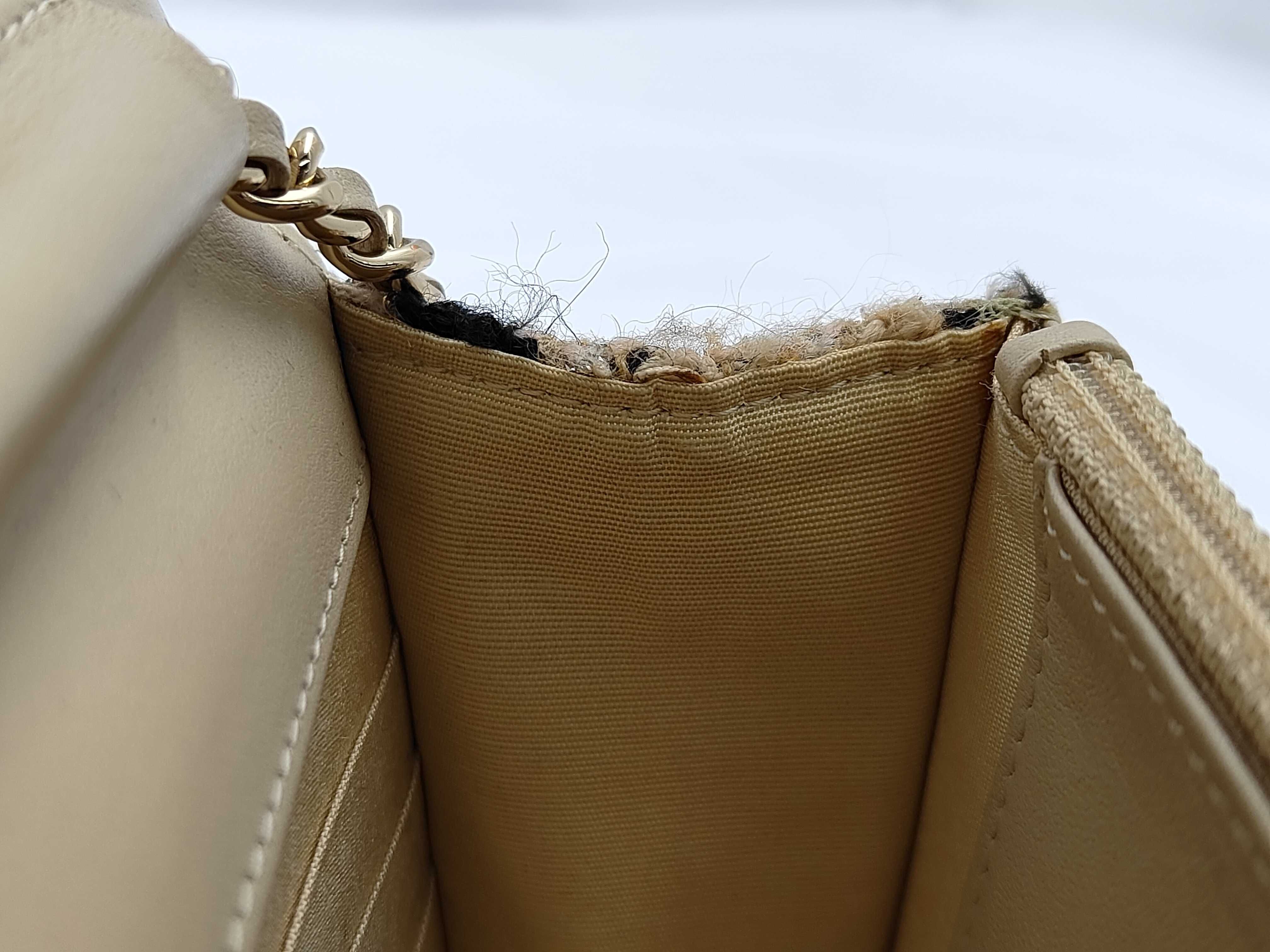 Matelassé Tweed Shoulder Bag with Pouch — view 6