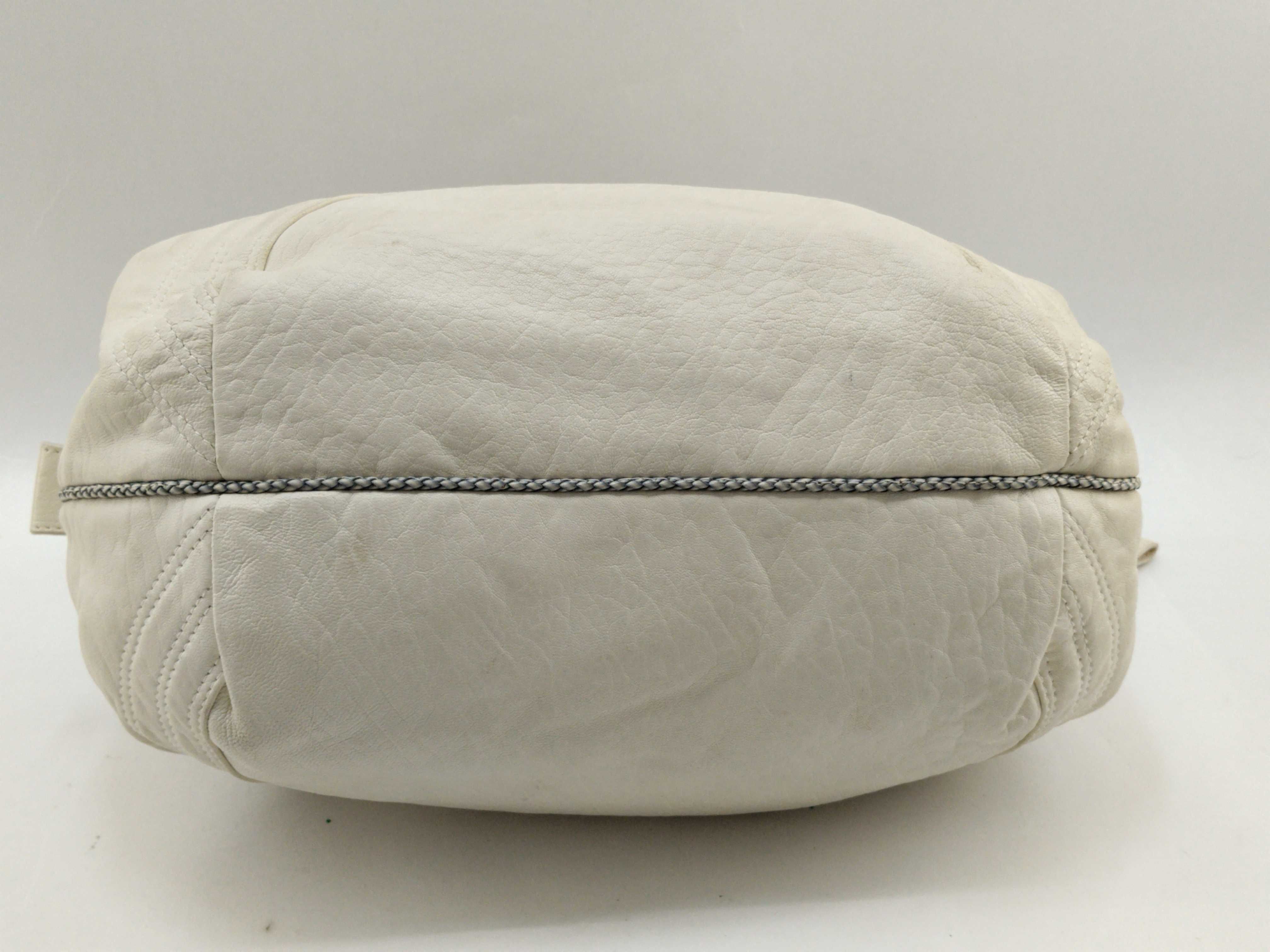 Leather Handbag, White Handbag — view 3