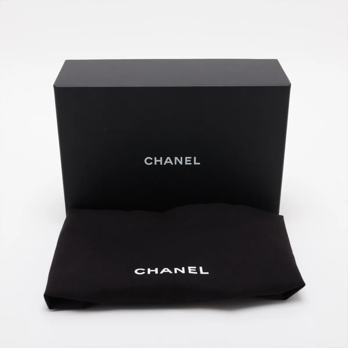 Matelassé Lambskin Chain Wallet, Black with Silver Hardware, 16876868 (Serial Number 16) — view 12